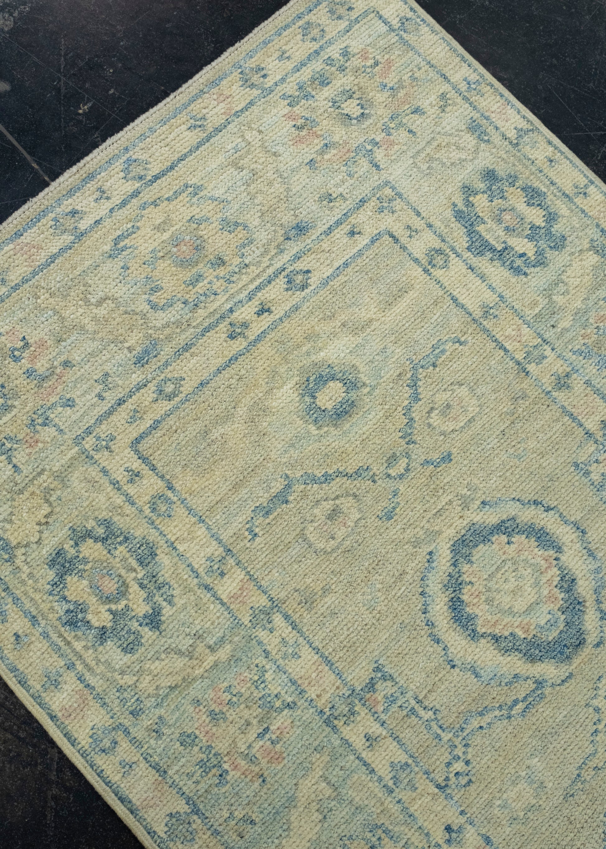 Turkish Oushak Runner Rug 2'9" x 12' #17704