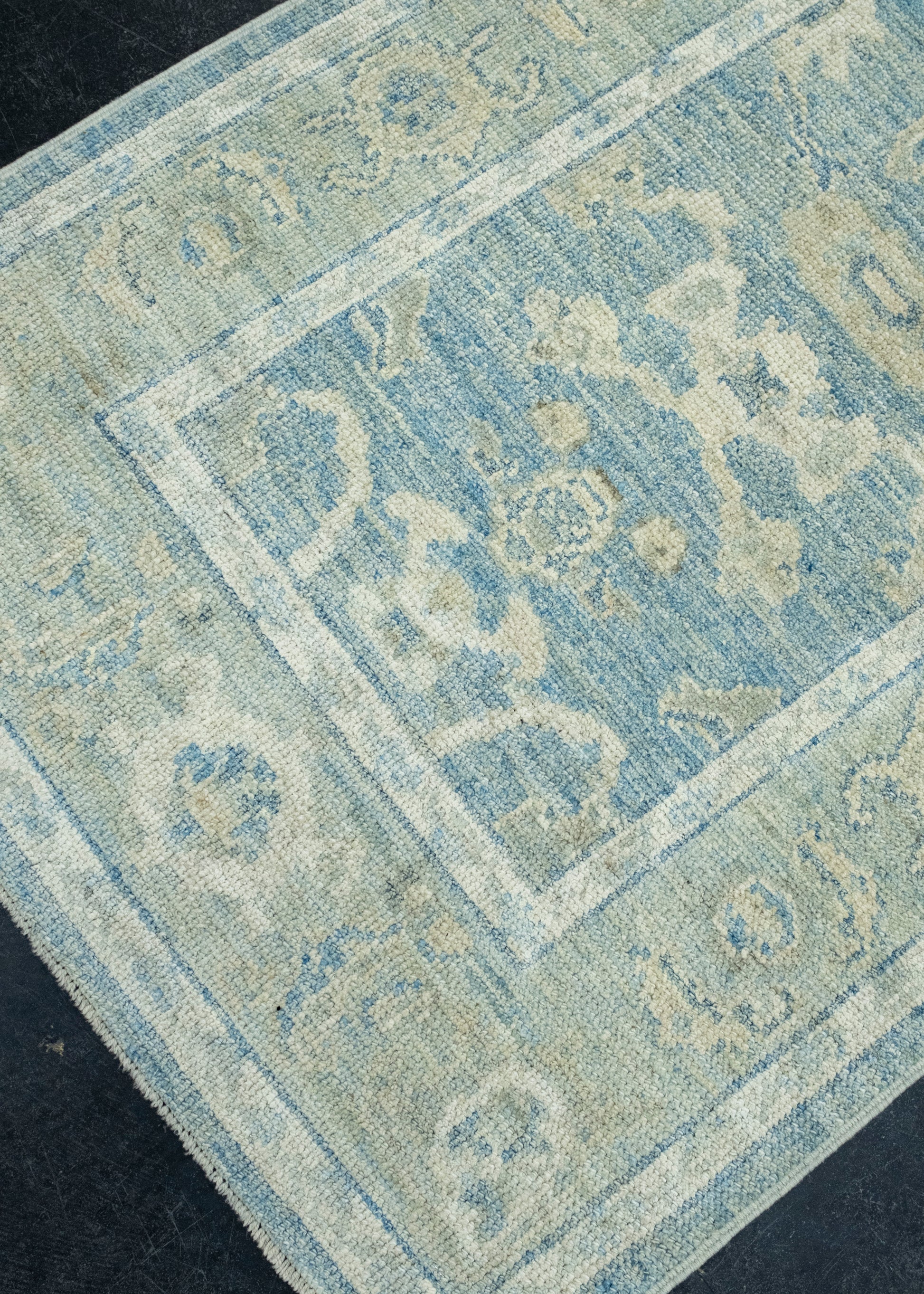Turkish Oushak Runner Rug 3' x 11'10" #17814