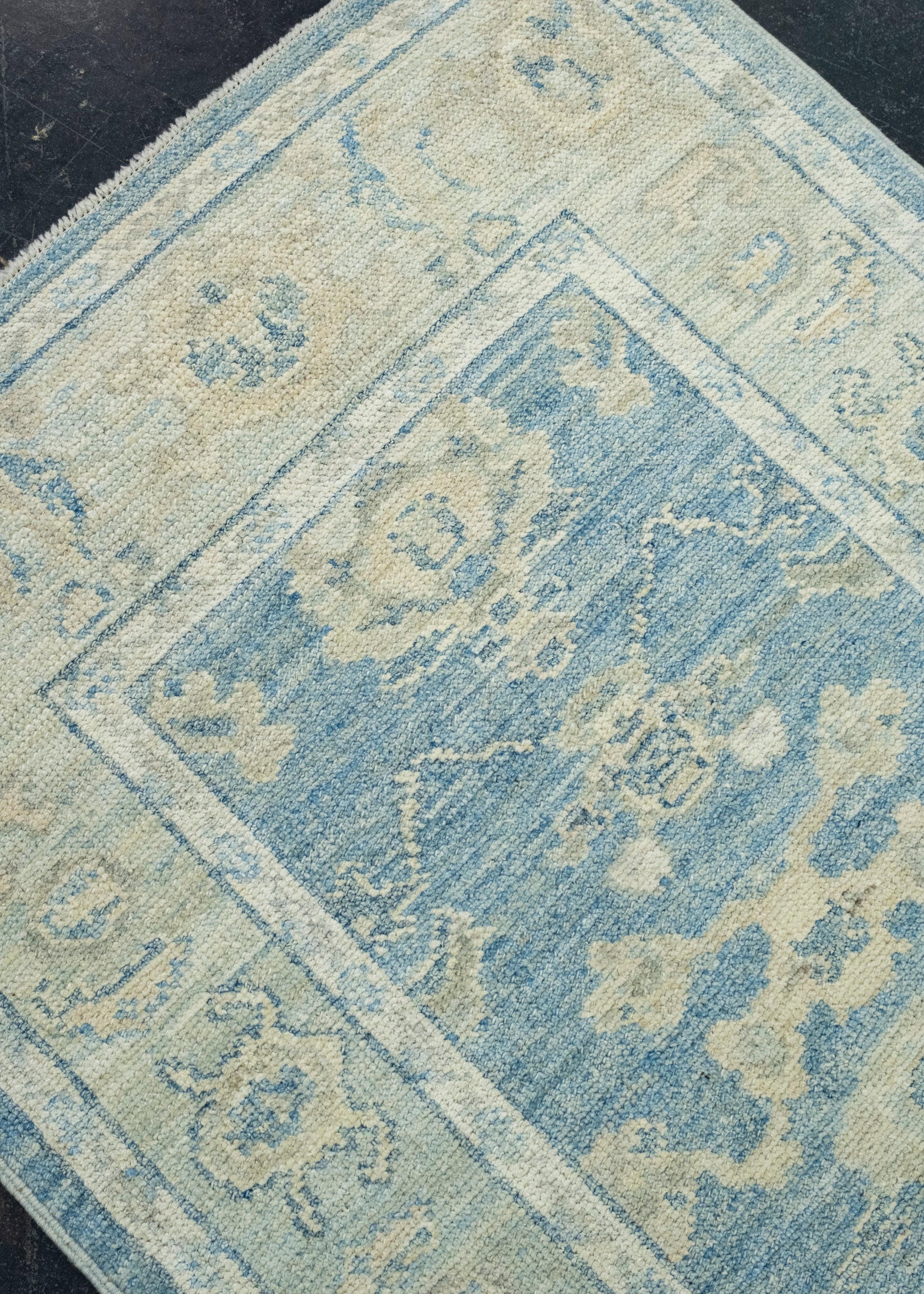 Turkish Oushak Runner Rug 3' x 11'10" #17814