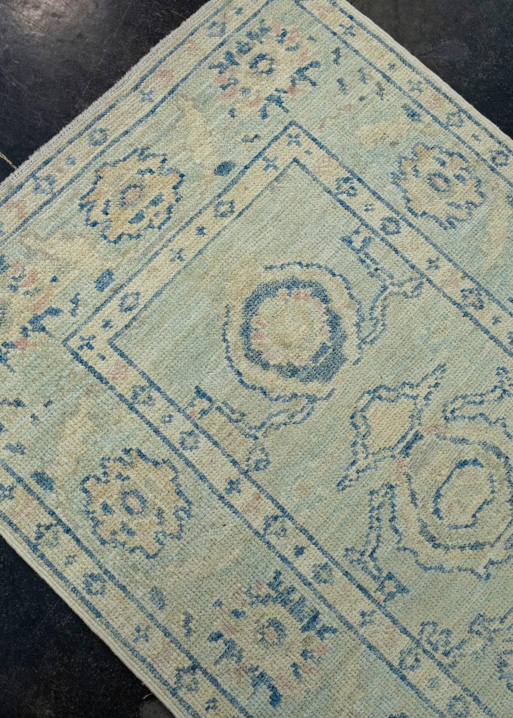Turkish Oushak Runner Rug 2'10" x 14'4" #17877