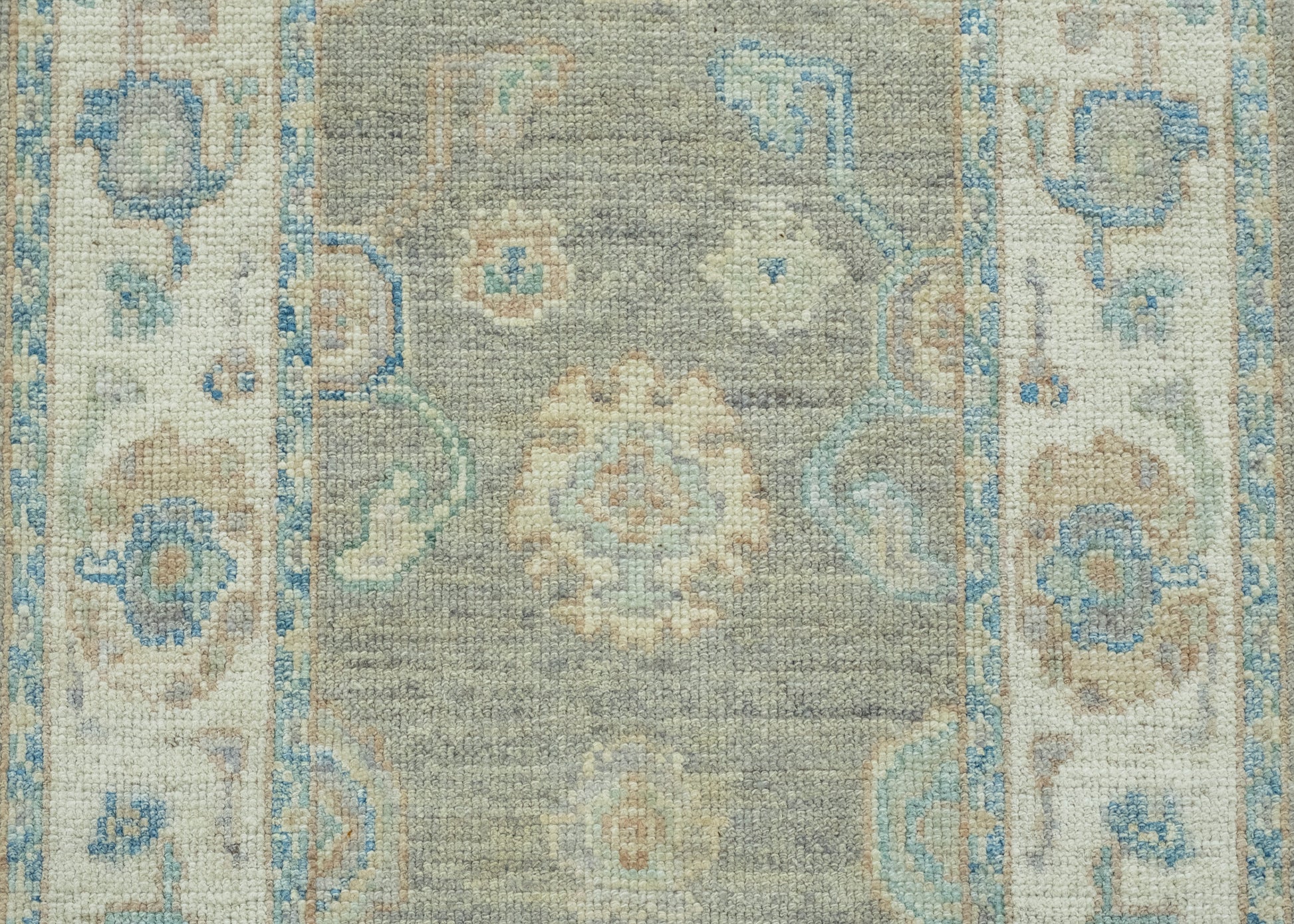 Turkish Oushak Runner Rug 2'10" x 14'1" #17919