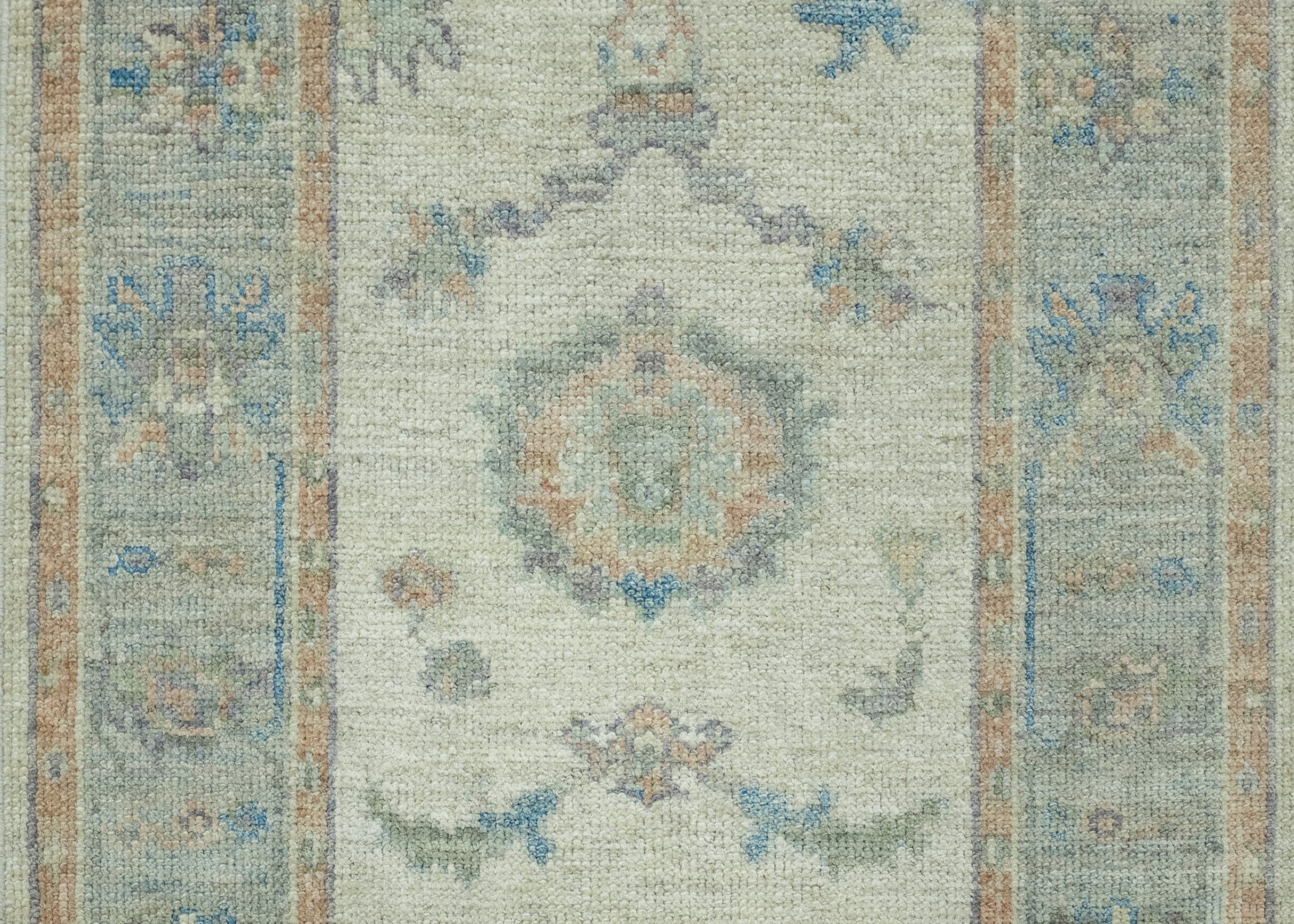 Turkish Oushak Runner Rug 2'11" x 14'3" #17737