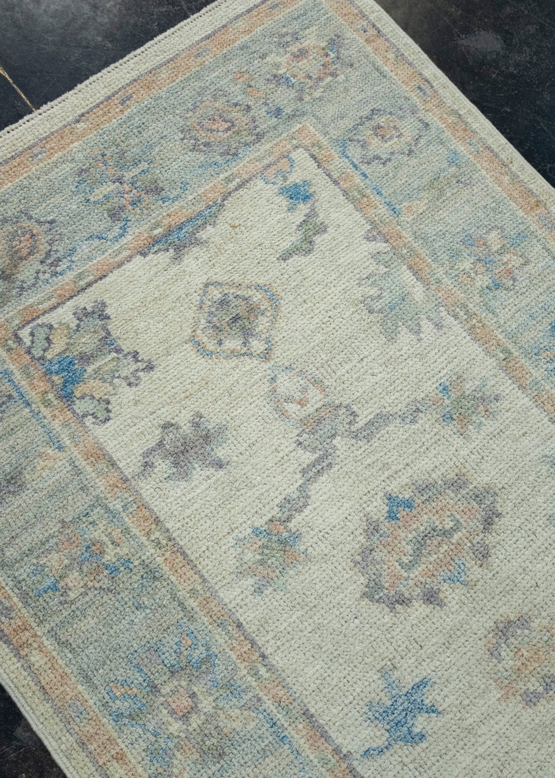 Turkish Oushak Runner Rug 2'11" x 14'3" #17737