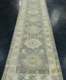Turkish Oushak Runner Rug 2'8" x 12'2" #17214
