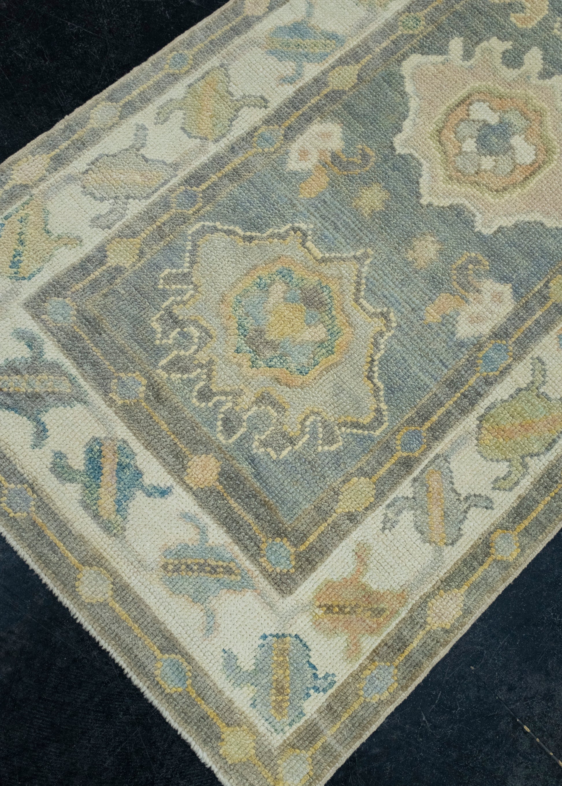 Turkish Oushak Runner Rug 2'8" x 12'2" #17214