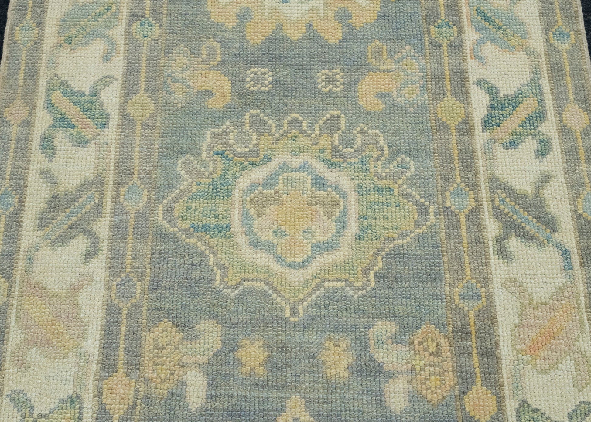 Turkish Oushak Runner Rug 2'8" x 12'2" #17214