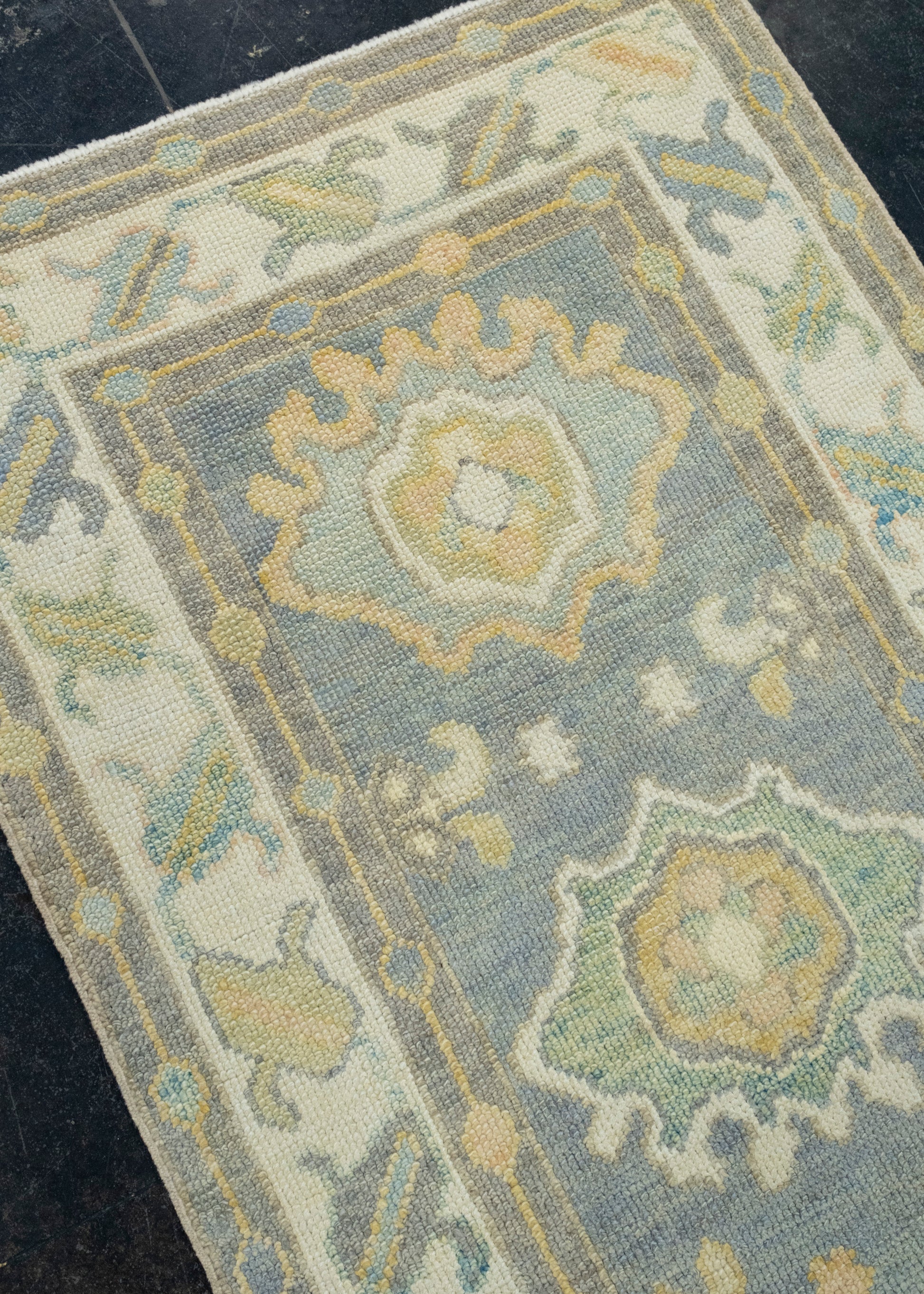 Turkish Oushak Runner Rug 2'8" x 12'2" #17214