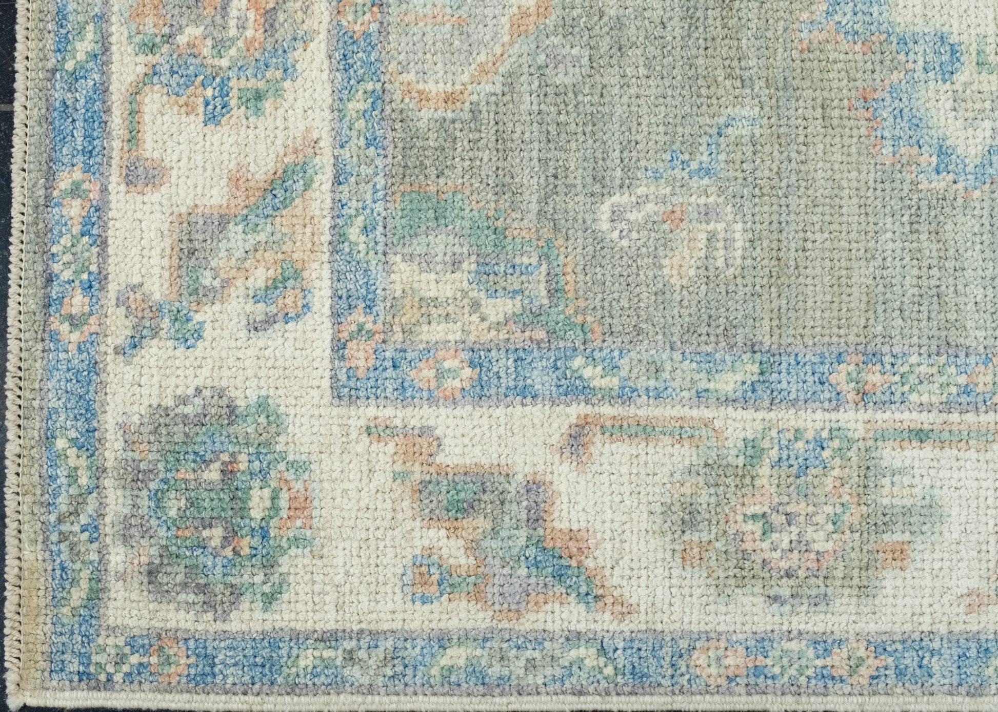 Turkish Oushak Runner Rug 2'9" x 14' #17794