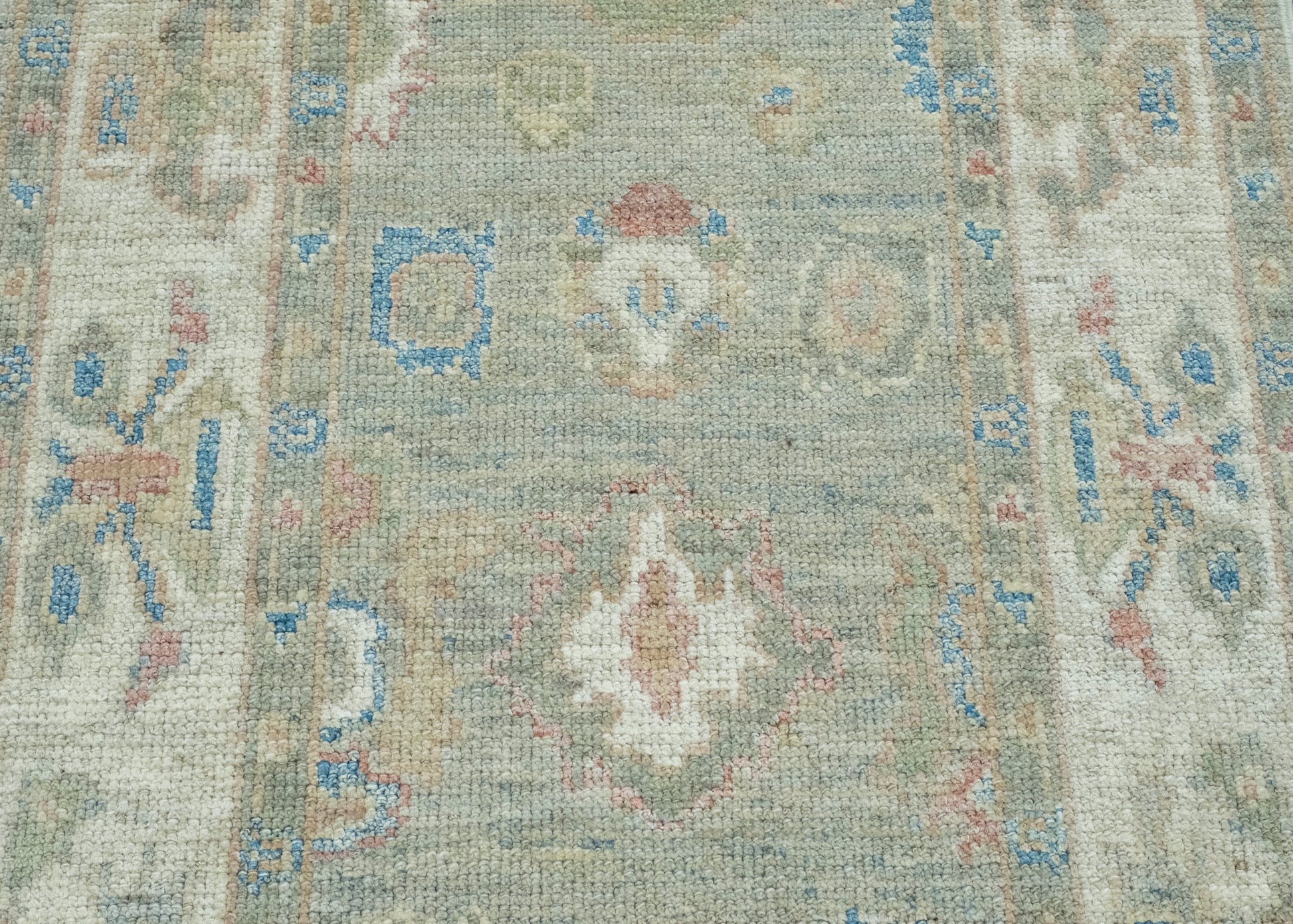 Turkish Oushak Runner Rug 2'9" x 14'3" #17912