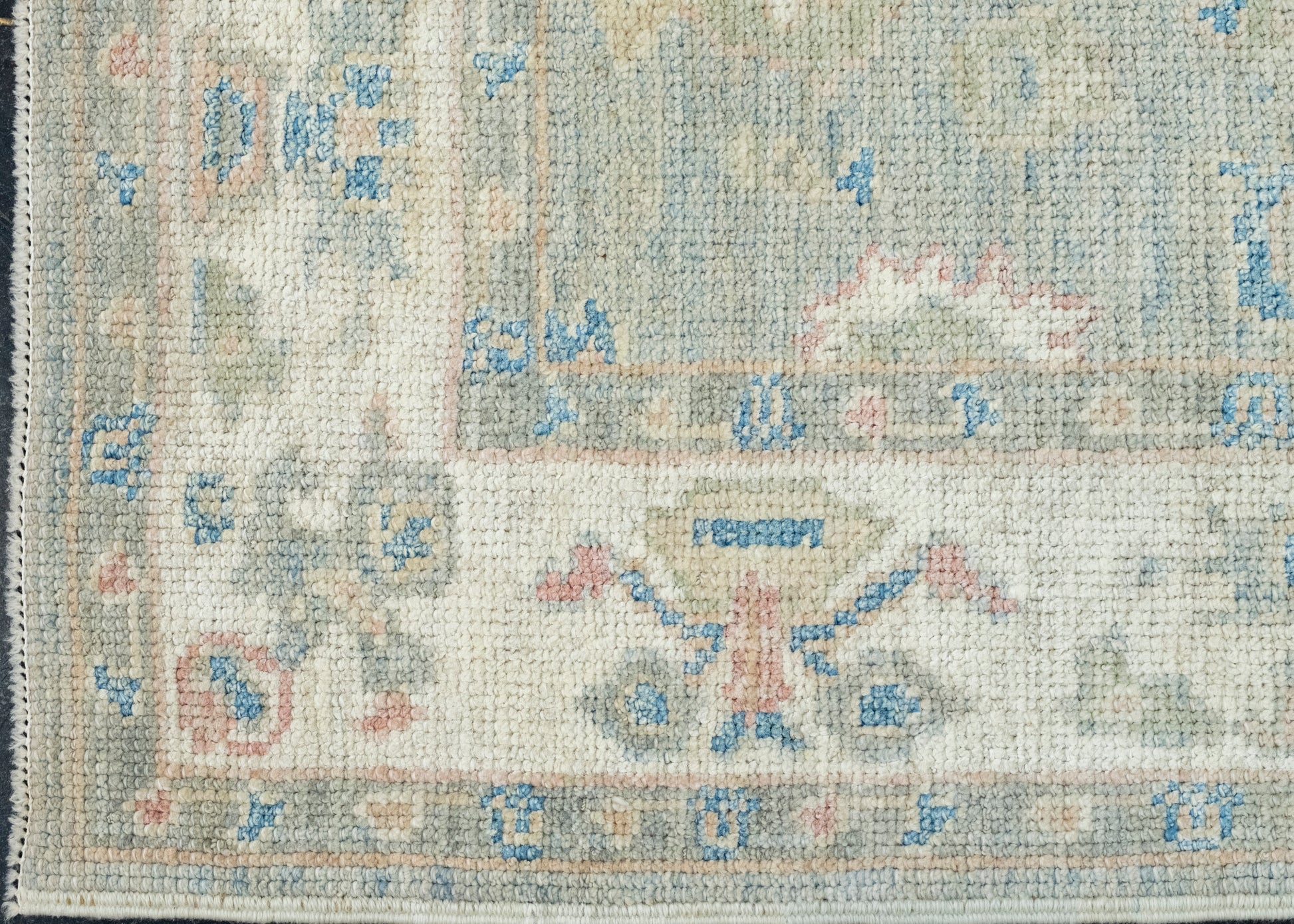 Turkish Oushak Runner Rug 2'9" x 14'3" #17912
