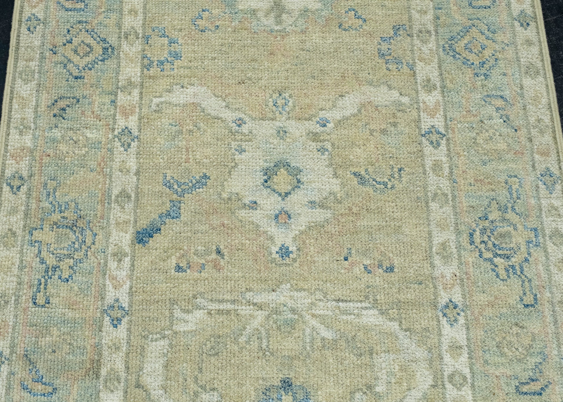 Turkish Oushak Runner Rug 2'8" x 12' #17866