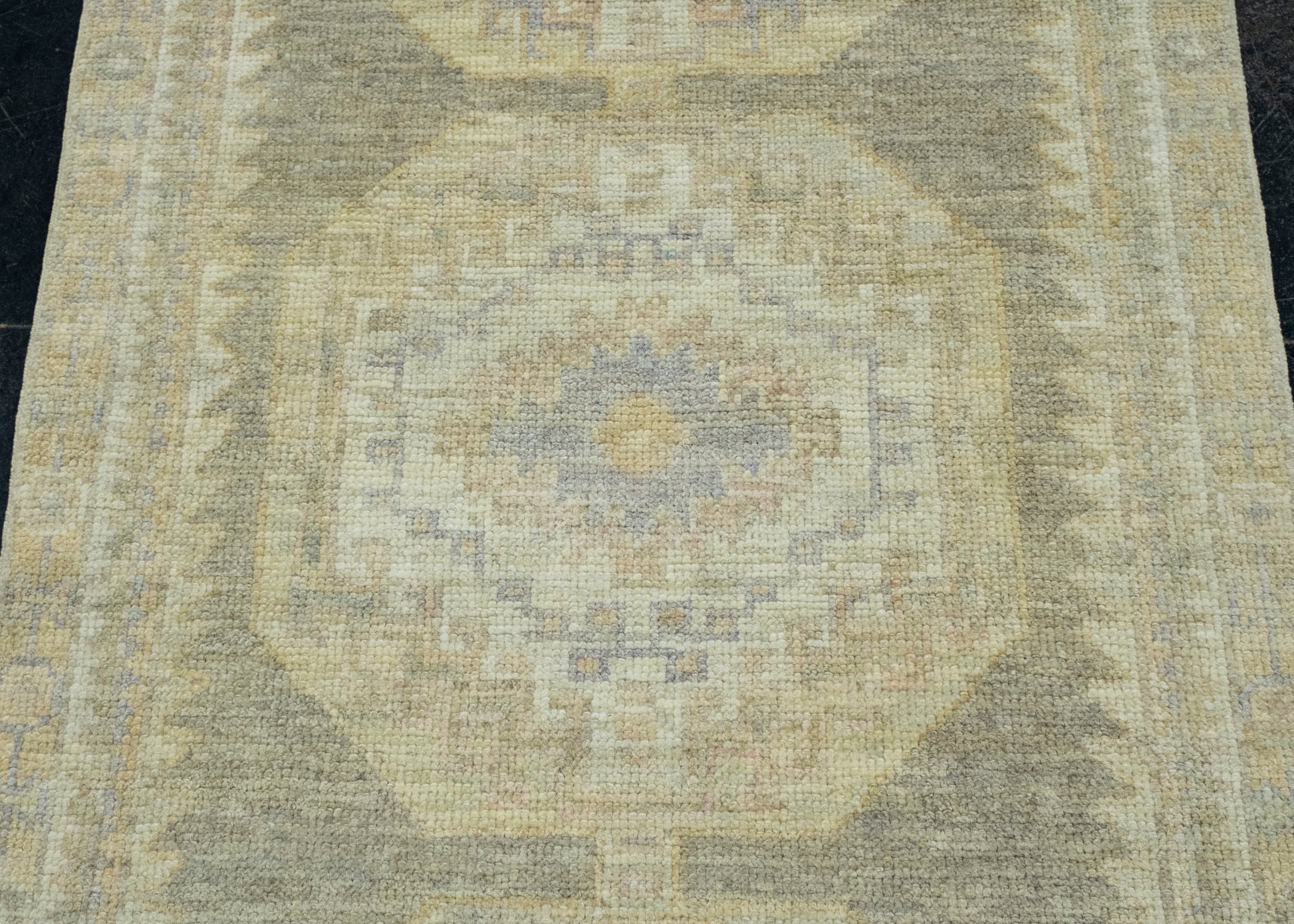 Turkish Oushak Runner Rug 2'9" x 10'3" #17496