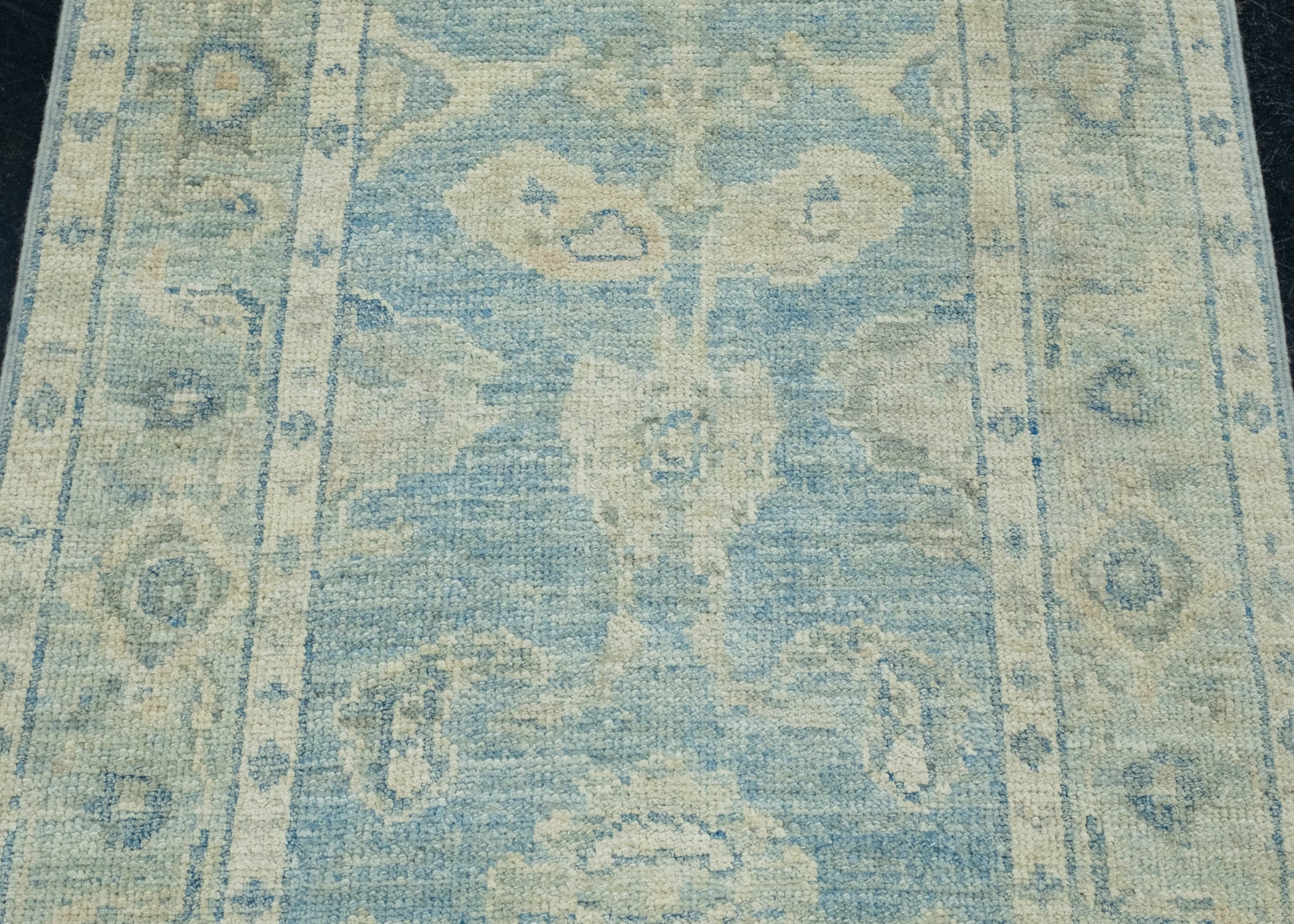 Turkish Oushak Runner Rug 2'10" x 11'10" #17808
