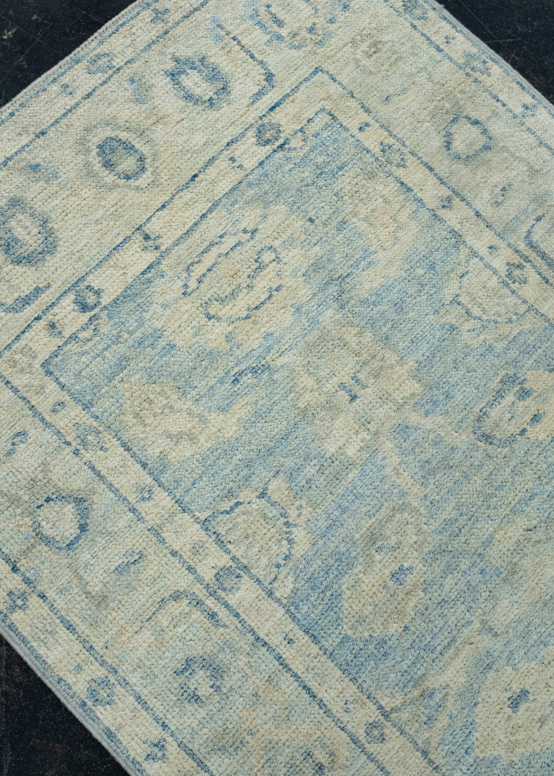Turkish Oushak Runner Rug 2'10" x 11'10" #17808