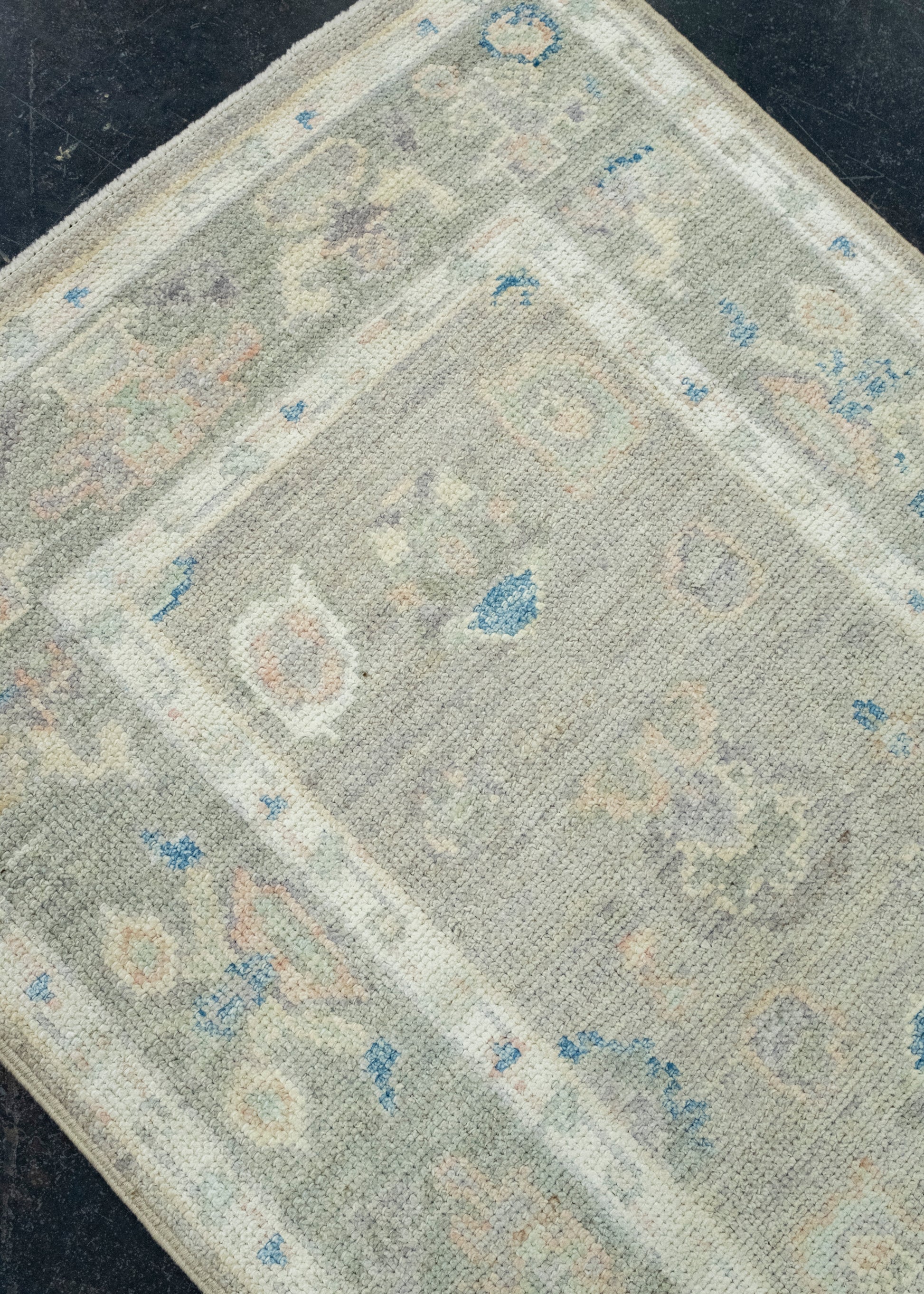 Turkish Oushak Runner Rug 2'9" x 12'1" #17835
