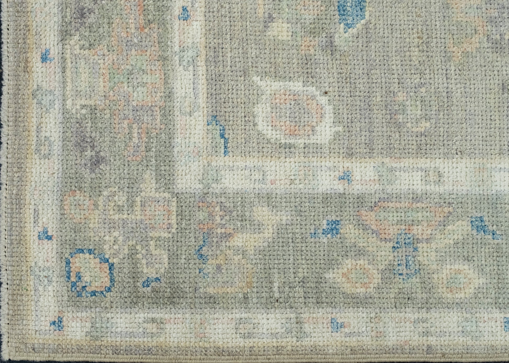 Turkish Oushak Runner Rug 2'9" x 12'1" #17835