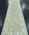 Turkish Oushak Runner Rug 2'10" x 14'2" #17736