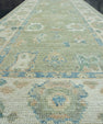Turkish Oushak Runner Rug 2'10" x 14'2" #17736