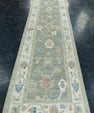 Turkish Oushak Runner Rug 2'9" x 12'5" #17778