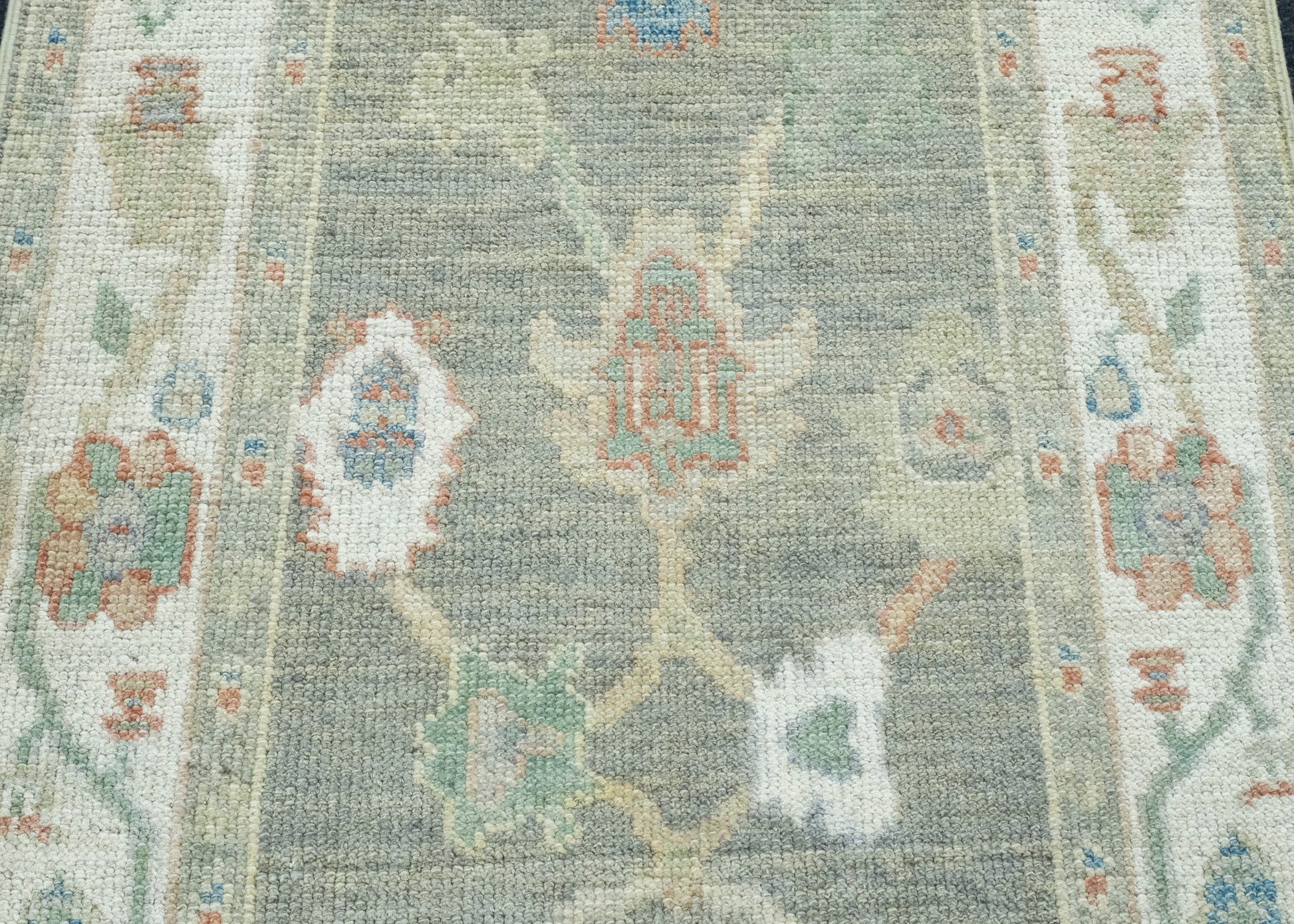 Turkish Oushak Runner Rug 2'9" x 12'5" #17778