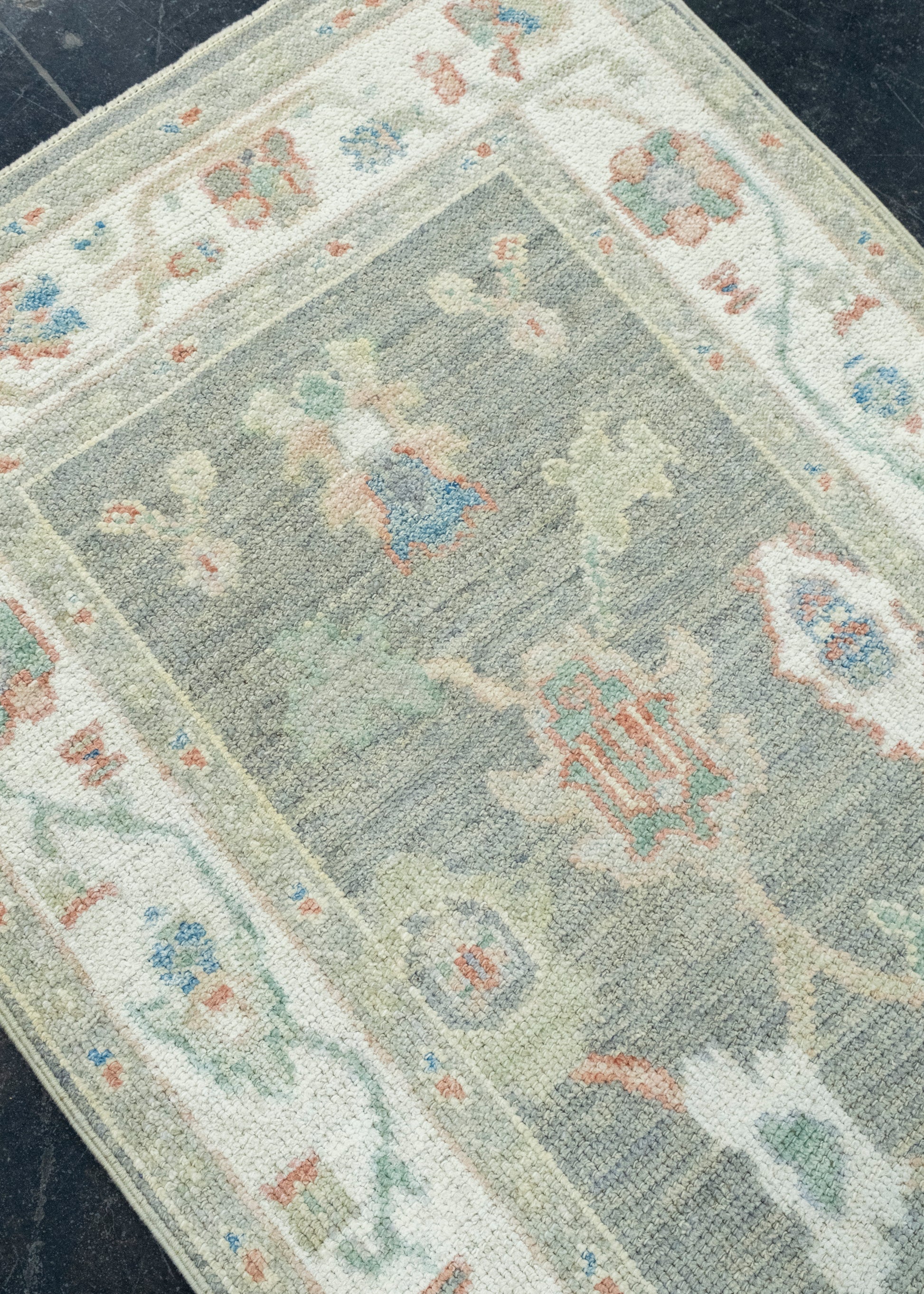 Turkish Oushak Runner Rug 2'9" x 12'5" #17778