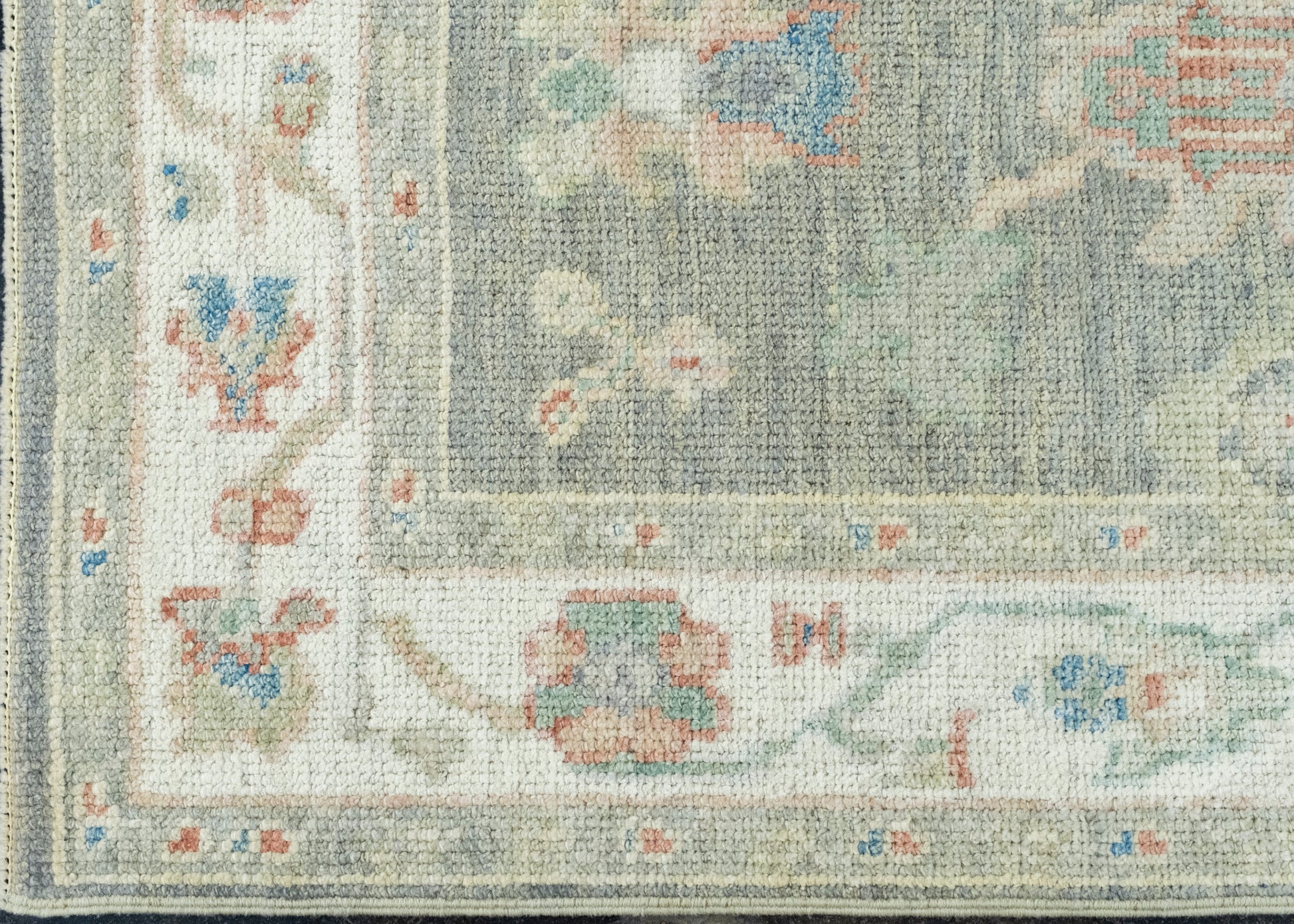 Turkish Oushak Runner Rug 2'9" x 12'5" #17778