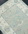 Turkish Oushak Runner Rug 2'10" x 14'2" #17940
