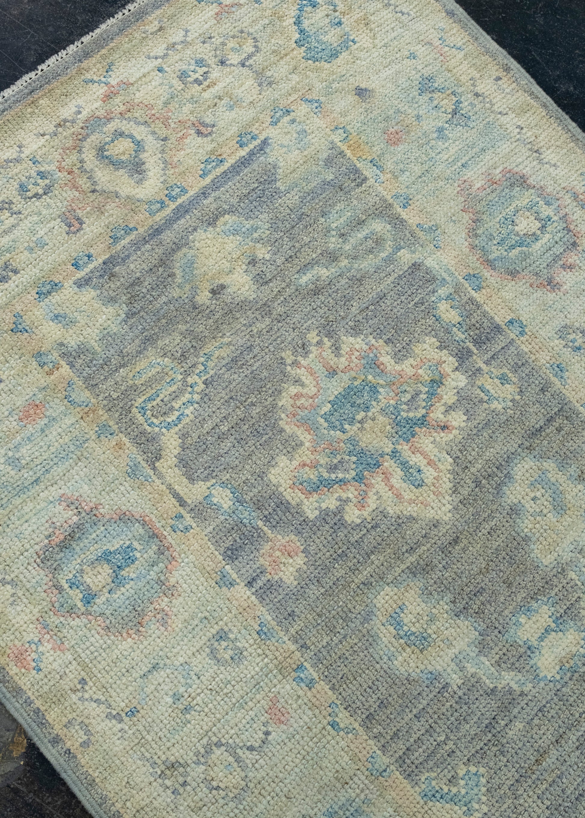 Turkish Oushak Runner Rug 2'10" x 14' #17830