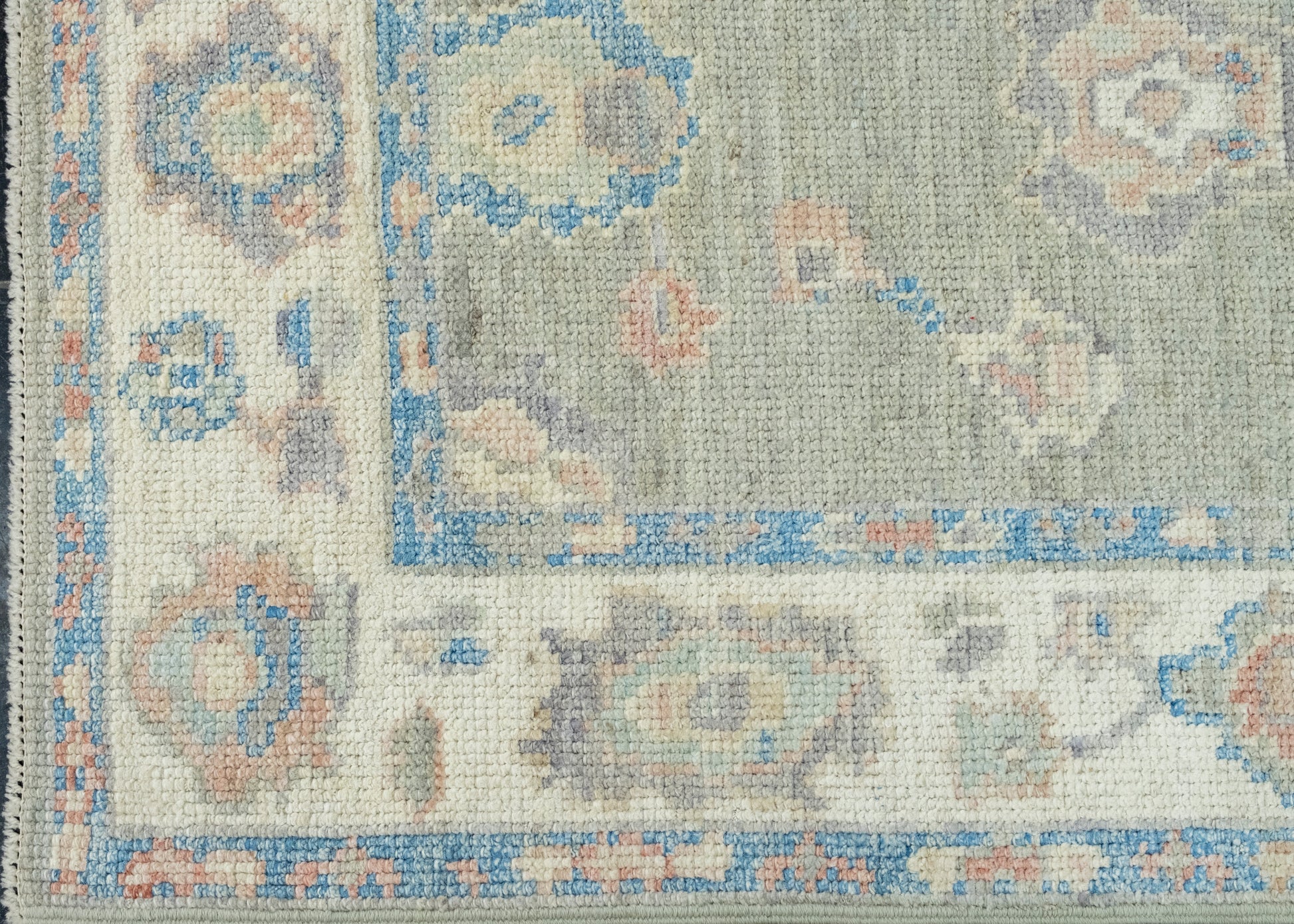 Turkish Oushak Runner Rug 2'9" x 14'1" #17706