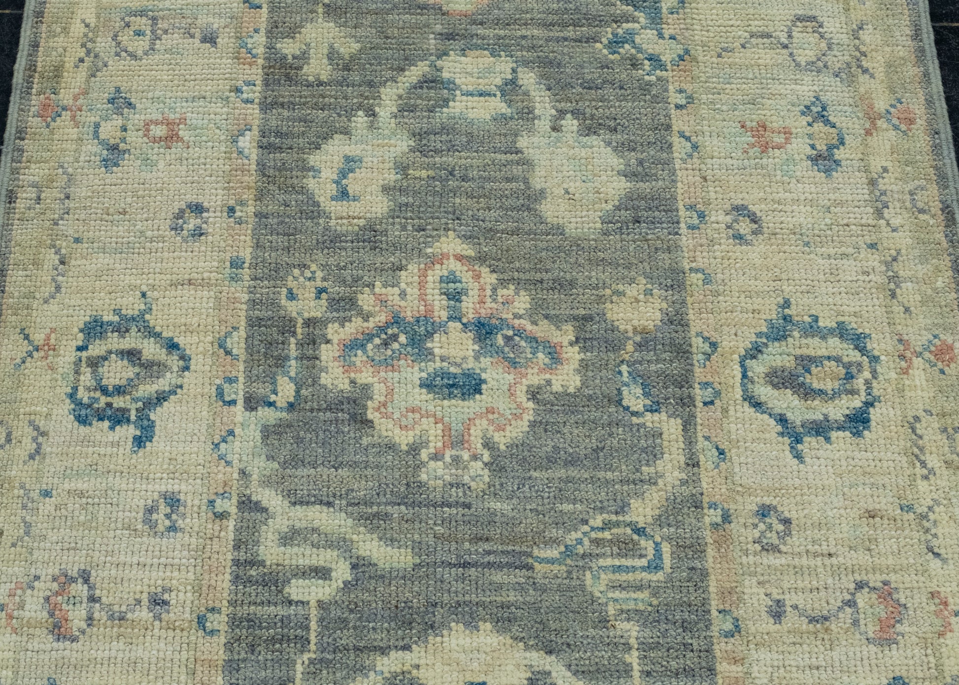 Turkish Oushak Runner Rug 2'9" x 14'2" #17875