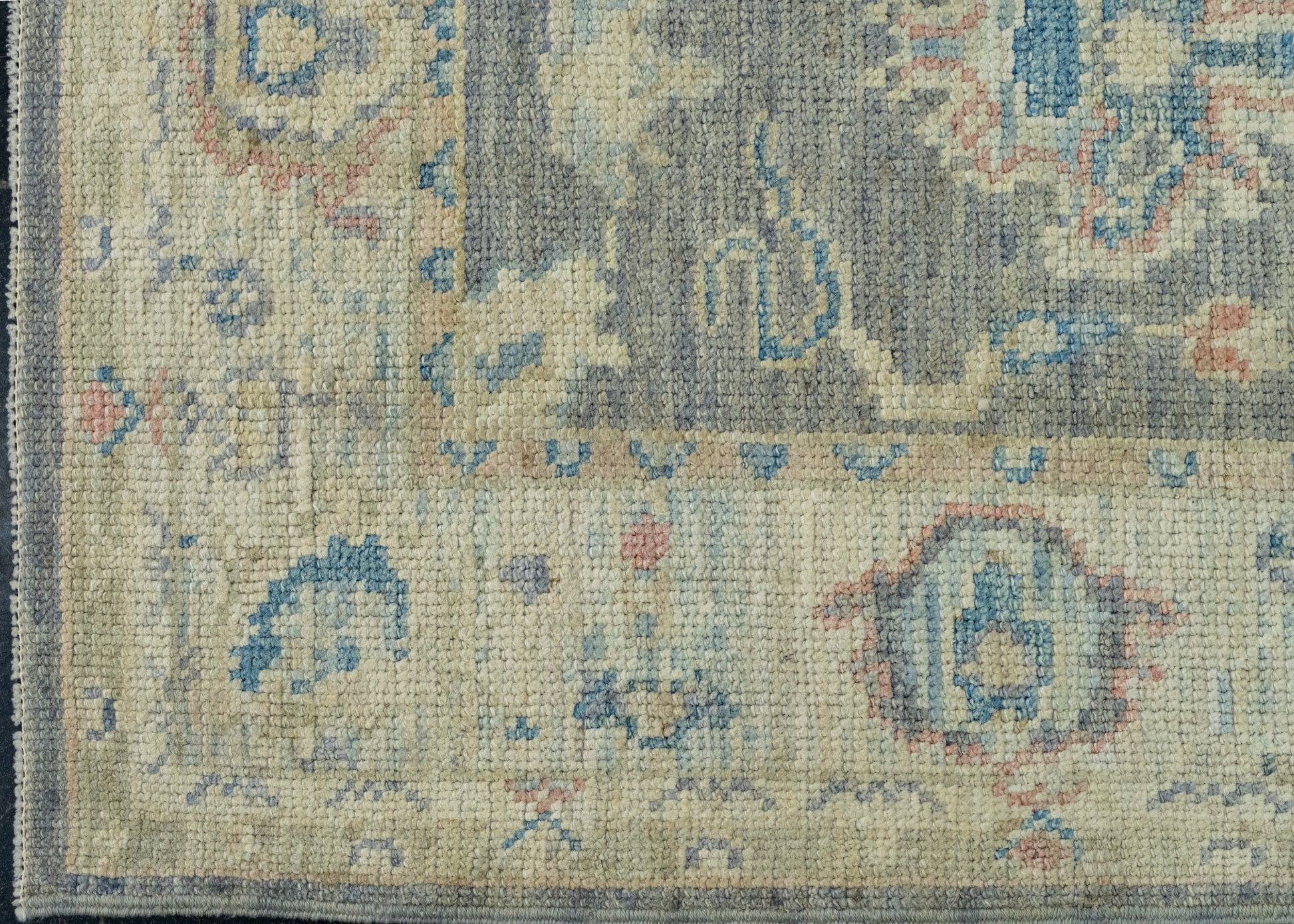 Turkish Oushak Runner Rug 2'9" x 14'2" #17875