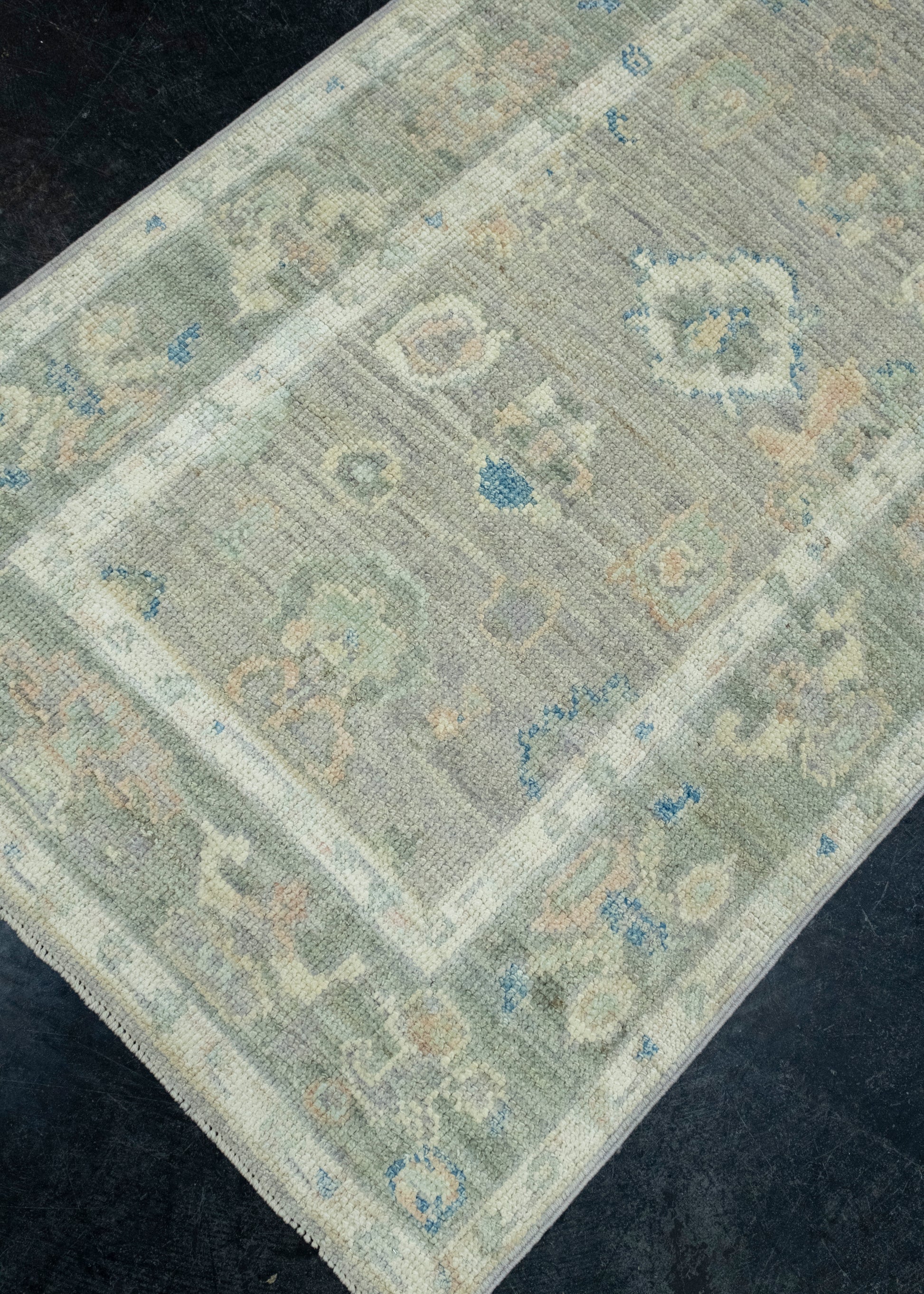 Turkish Oushak Runner Rug 2'10" x 14' #17813