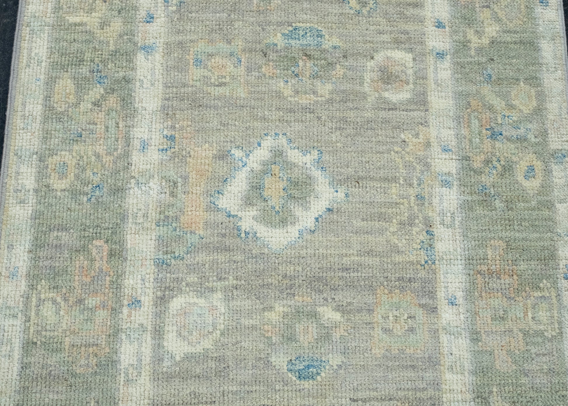 Turkish Oushak Runner Rug 2'10" x 14' #17813
