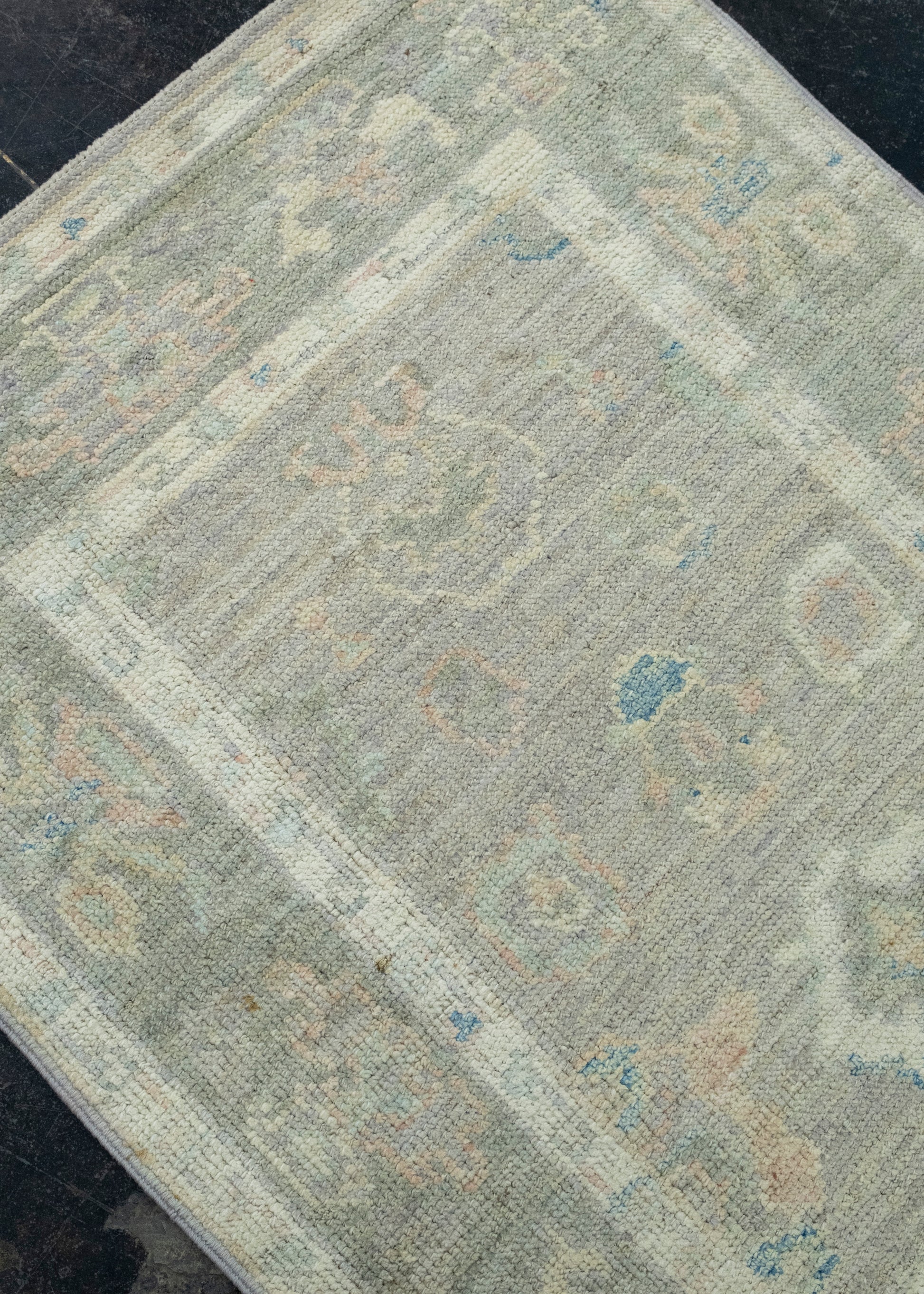 Turkish Oushak Runner Rug 2'10" x 14' #17813