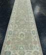Turkish Oushak Runner Rug 2'9" x 14' #17918