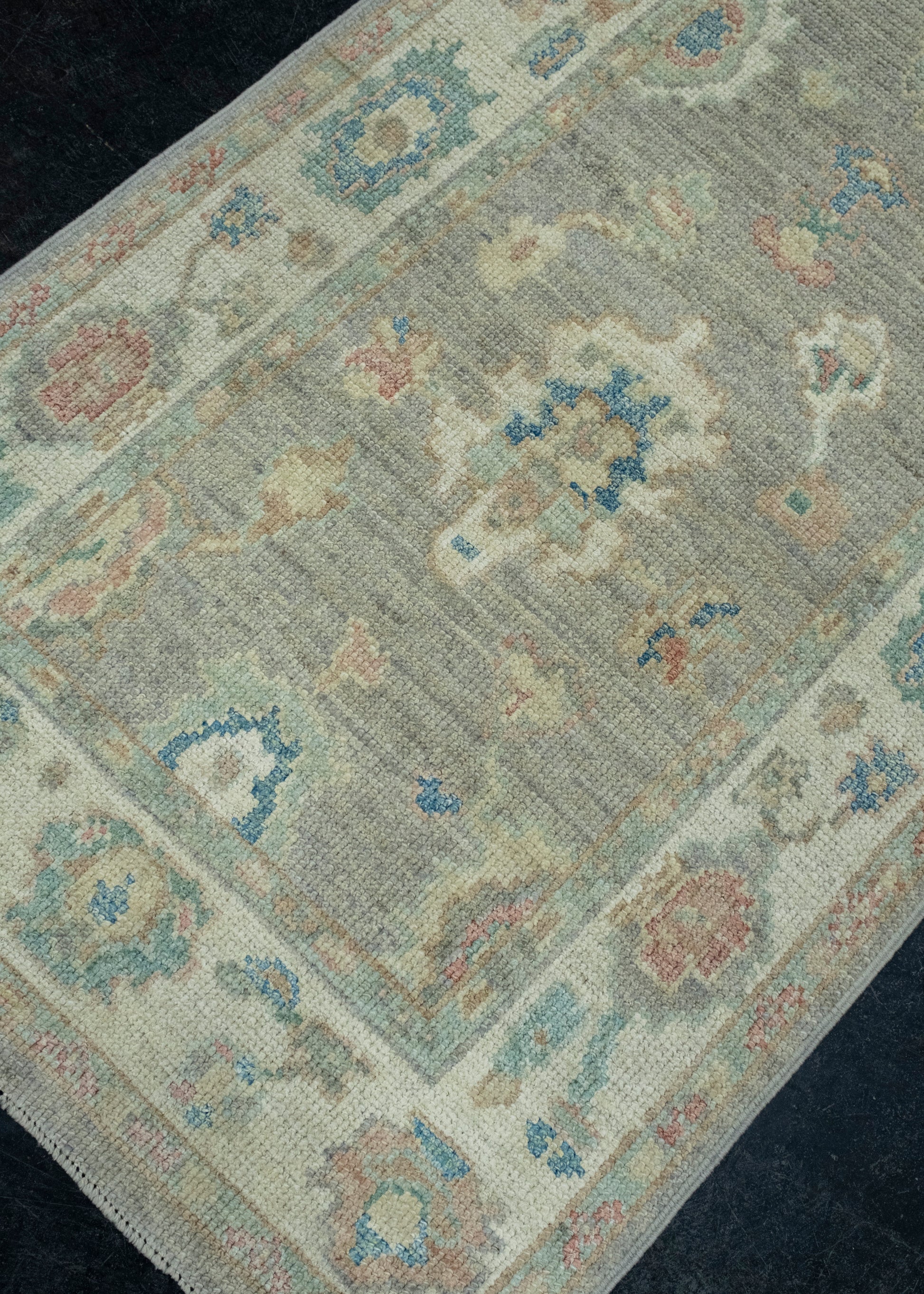 Turkish Oushak Runner Rug 2'9" x 14' #17918