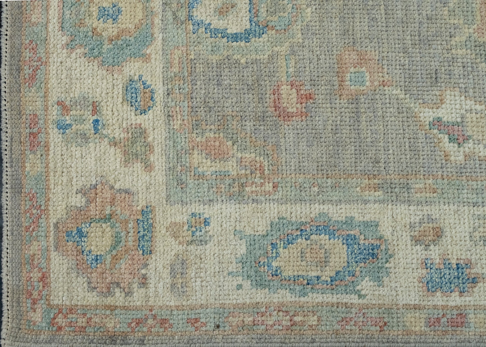 Turkish Oushak Runner Rug 2'9" x 14' #17918