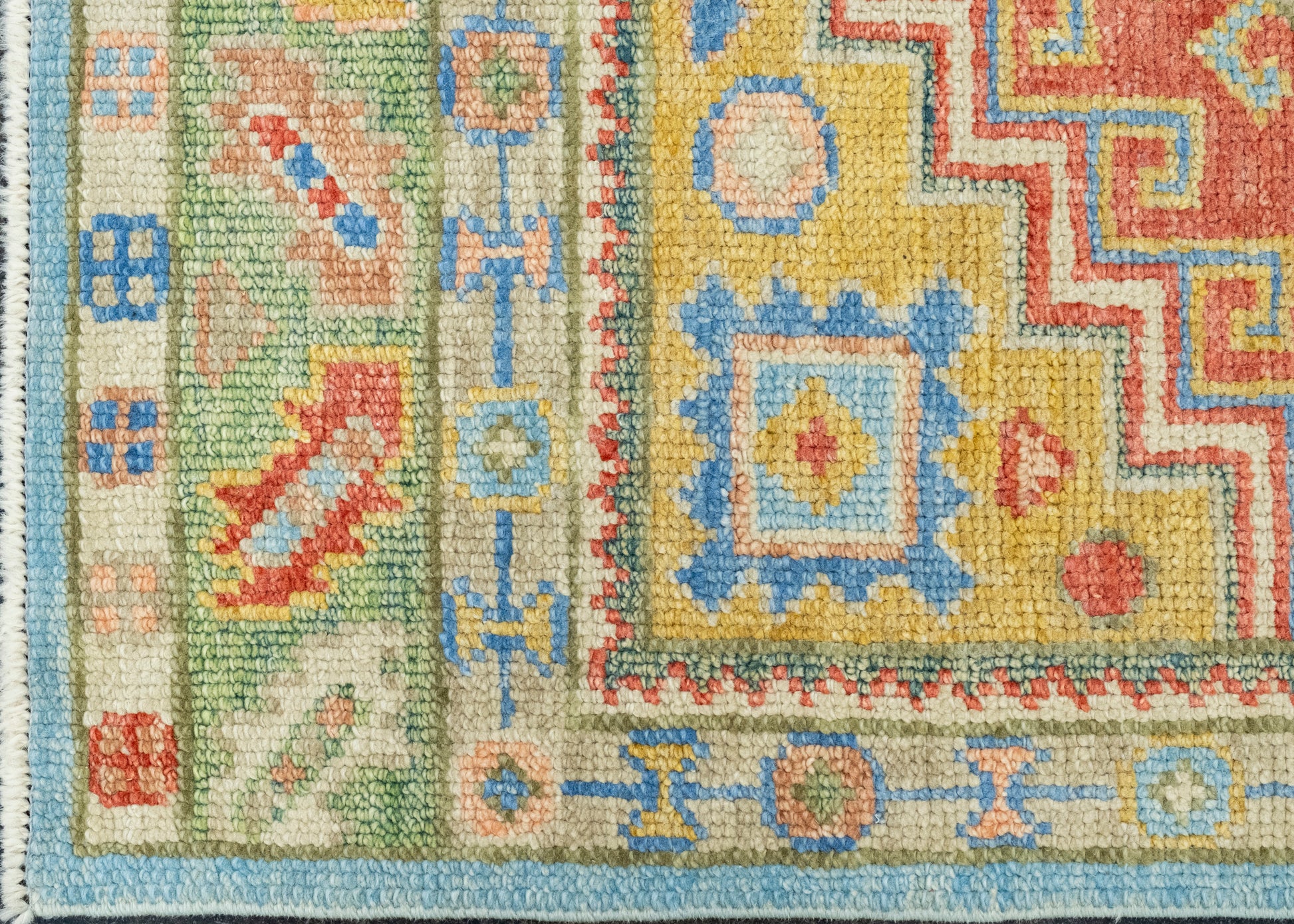 Turkish Oushak Runner Rug 3' x 7'8" #17002