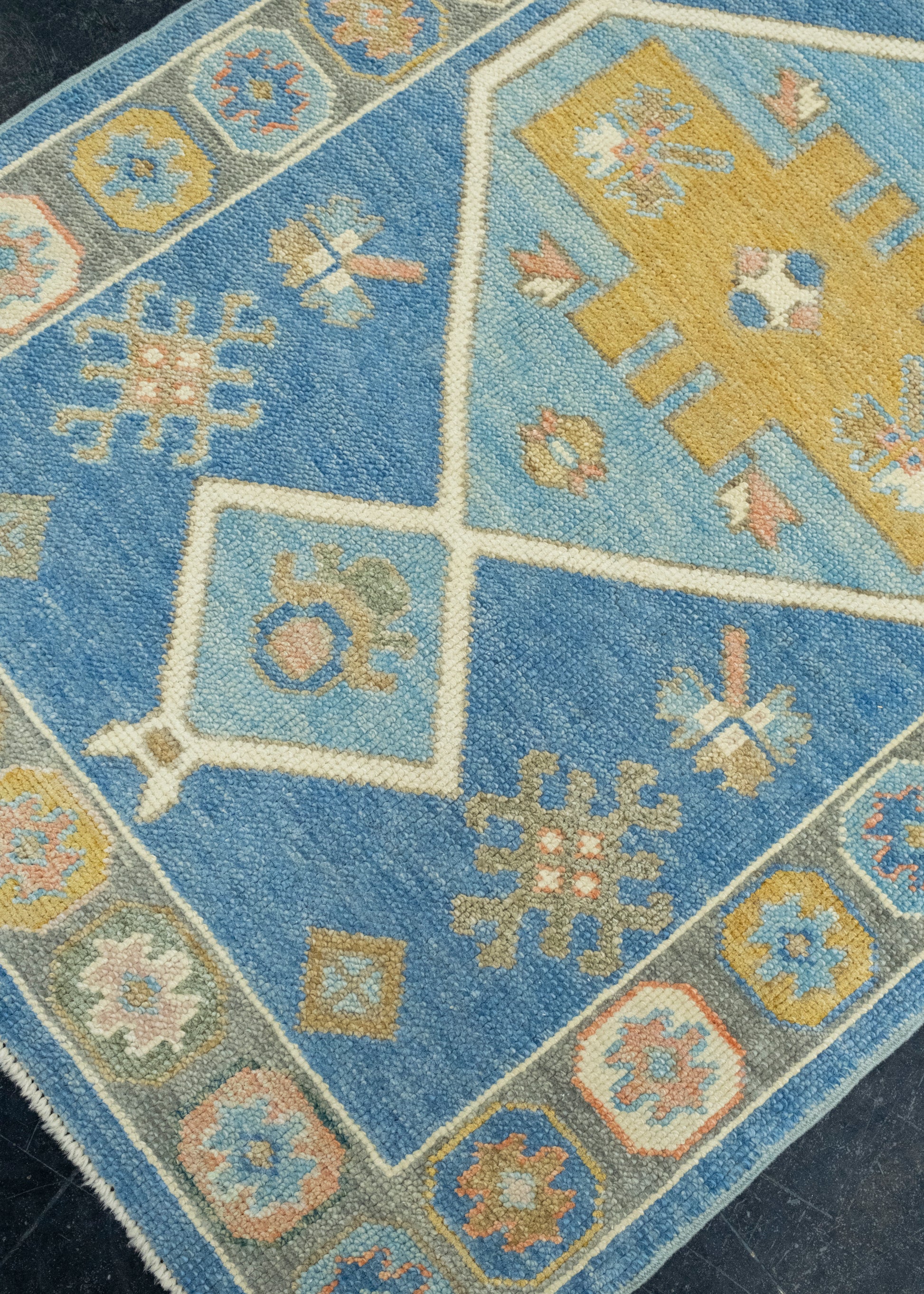 Turkish Oushak Runner Rug 2'11" x 6'6" #17176