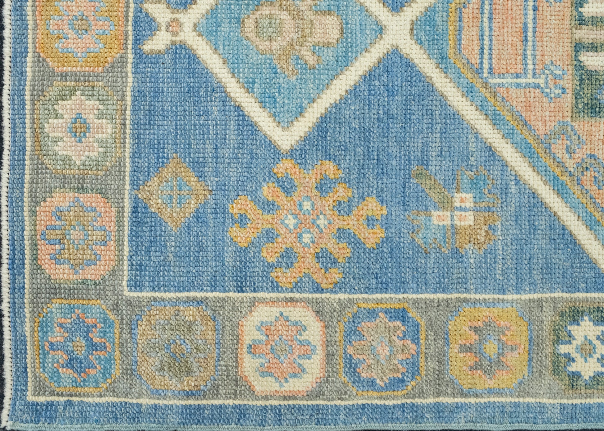 Turkish Oushak Runner Rug 2'11" x 6'6" #17176