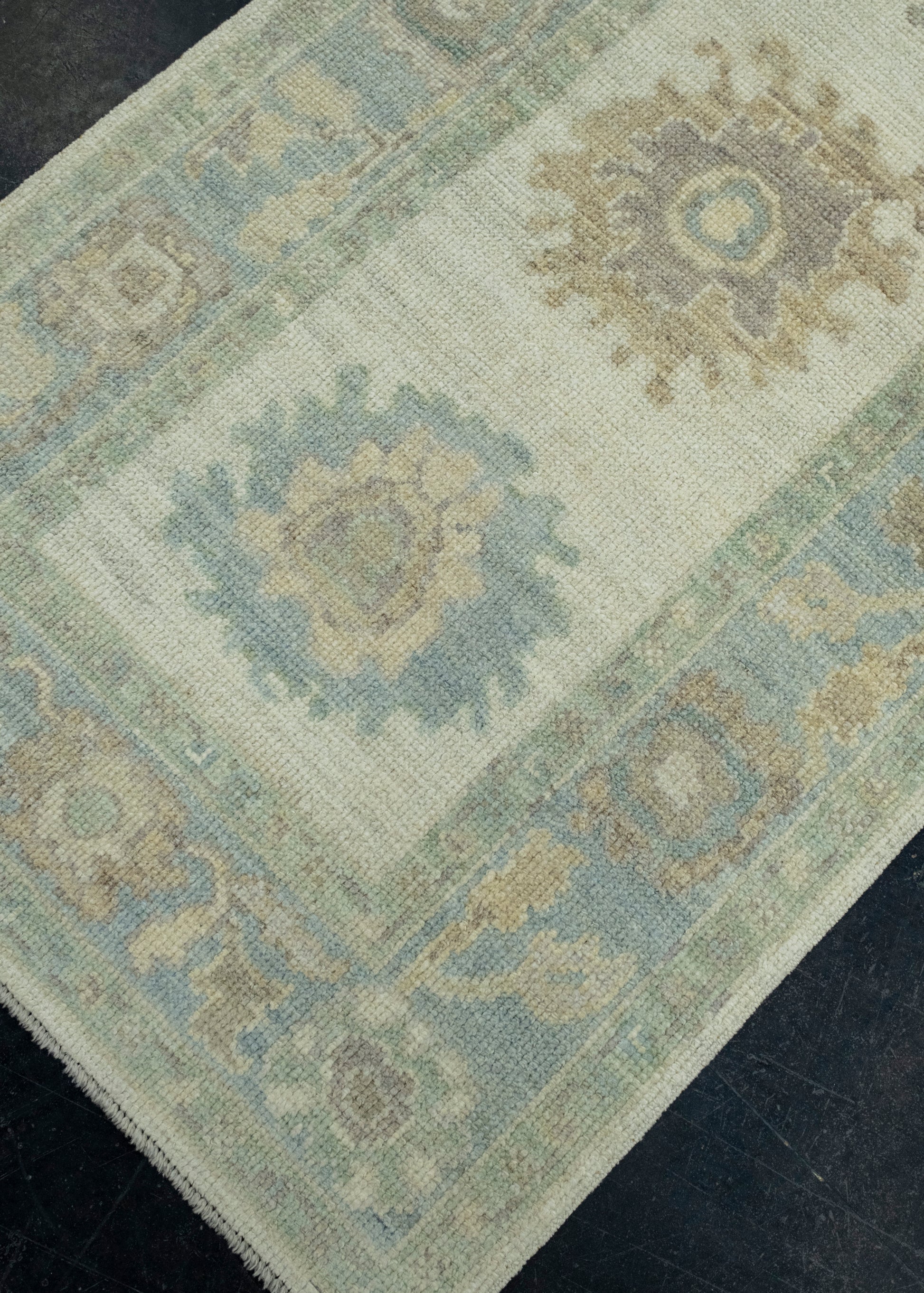 Turkish Oushak Runner Rug 2'9" x 6'8" #17525