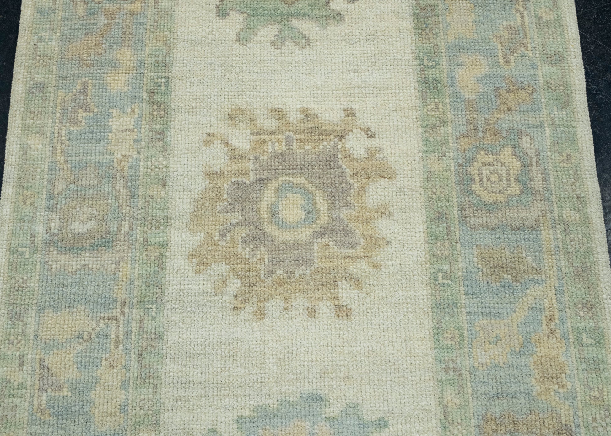 Turkish Oushak Runner Rug 2'9" x 6'8" #17525