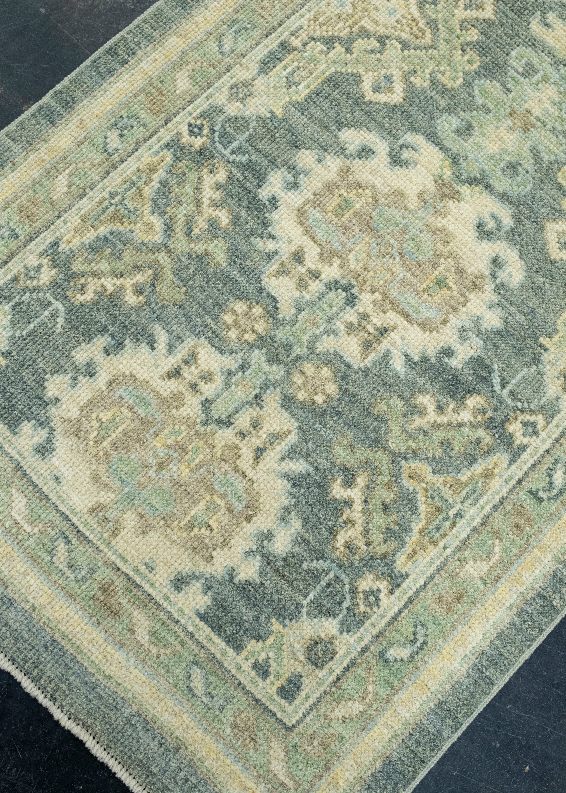 Turkish Oushak Runner Rug 2'10" x 8' #17528