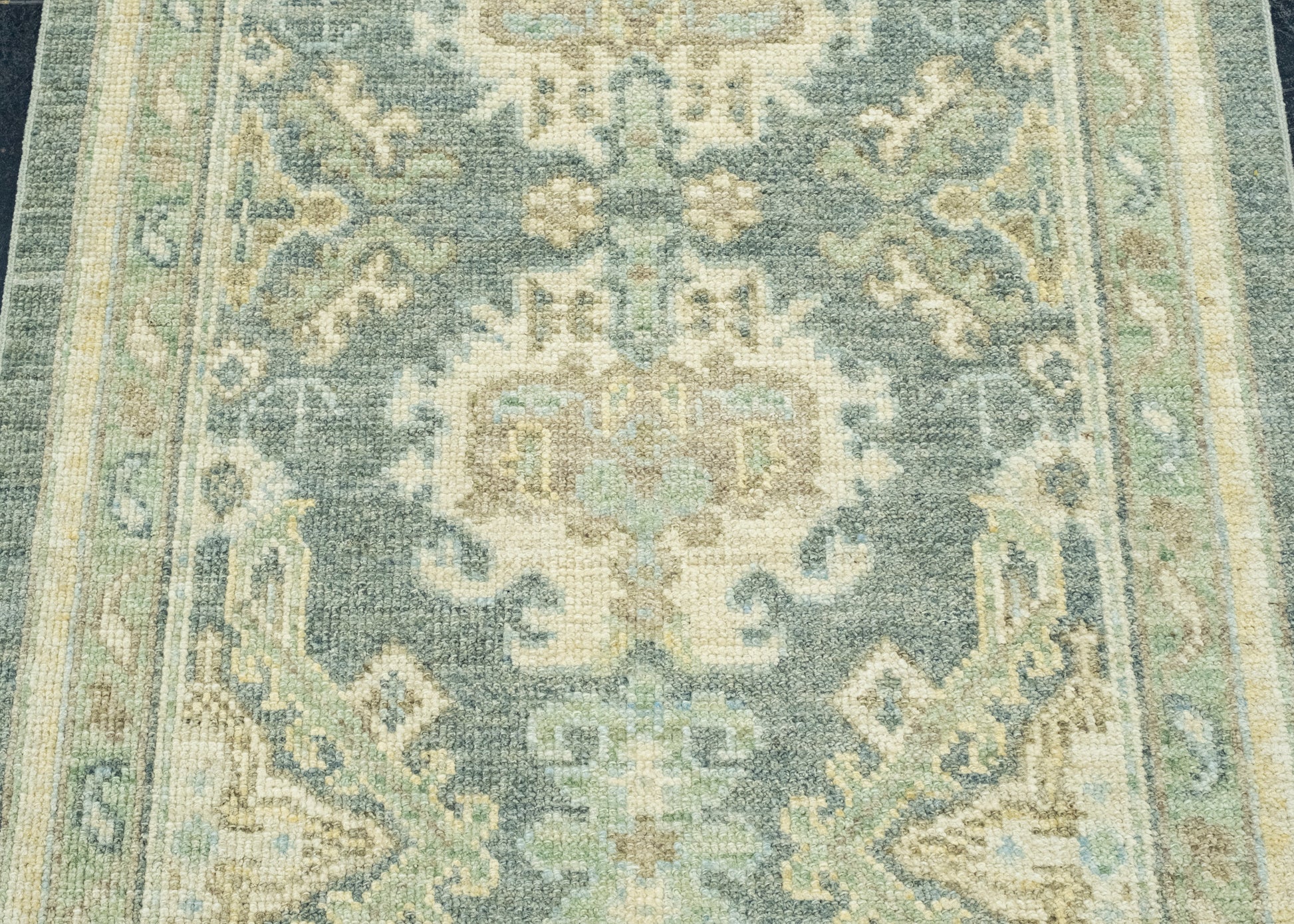 Turkish Oushak Runner Rug 2'10" x 8' #17528