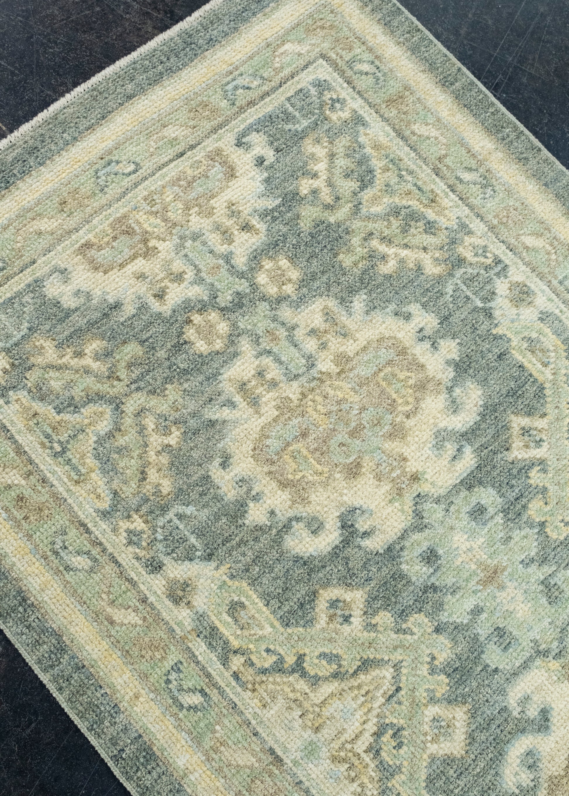 Turkish Oushak Runner Rug 2'10" x 8' #17528