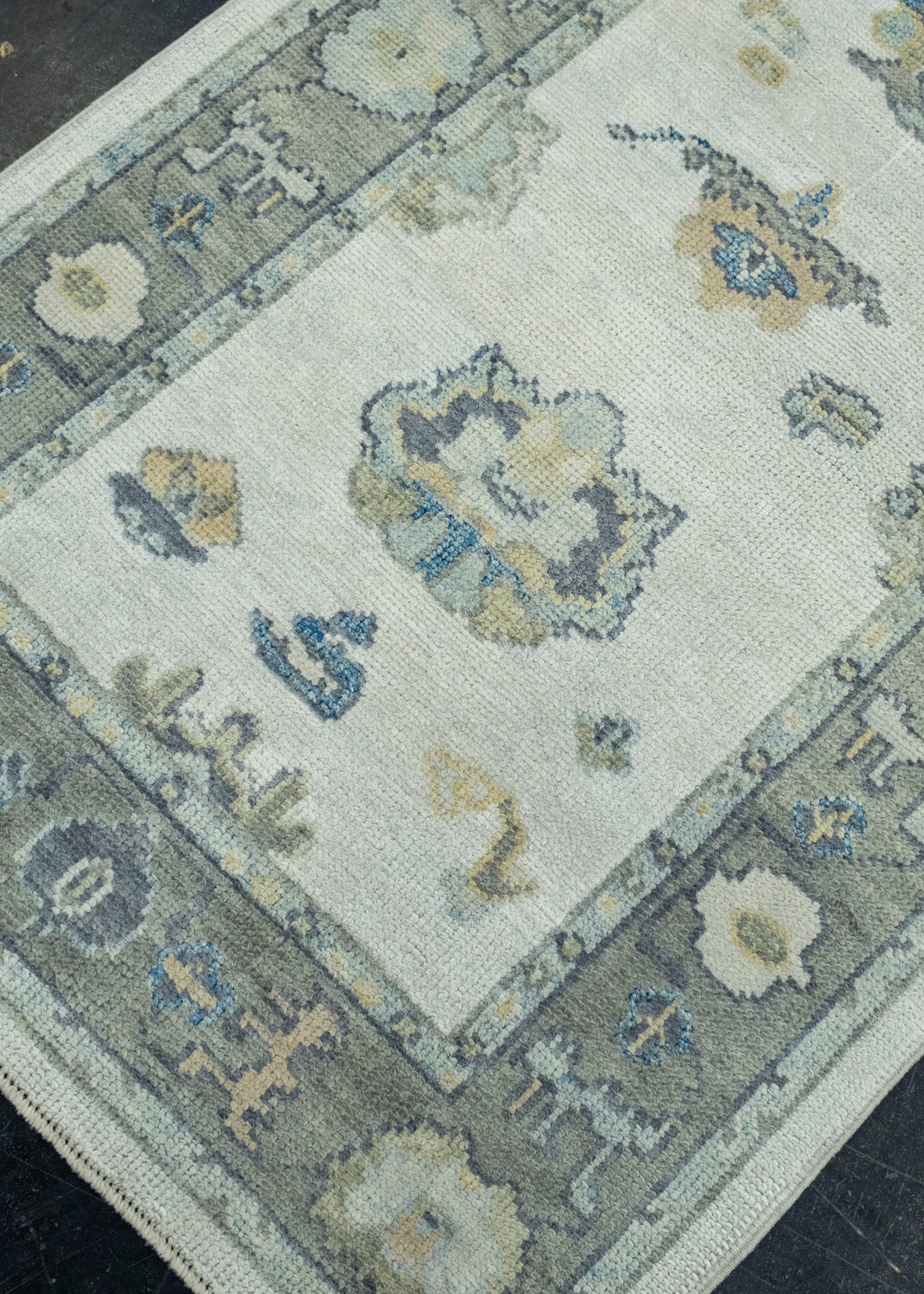 Turkish Oushak Runner Rug 3' x 6'9" #17119