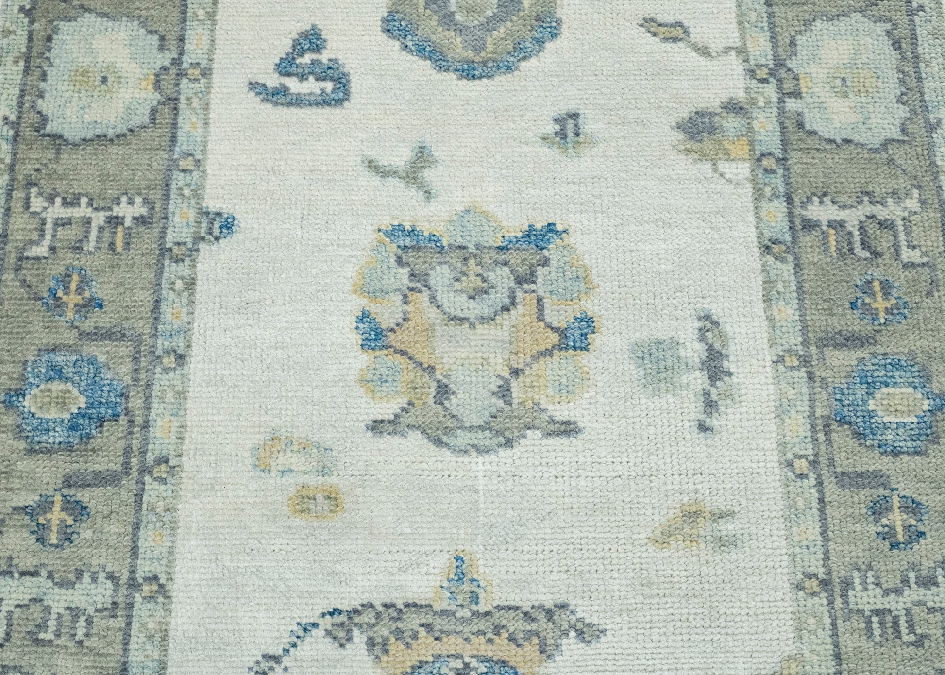 Turkish Oushak Runner Rug 3' x 6'9" #17119