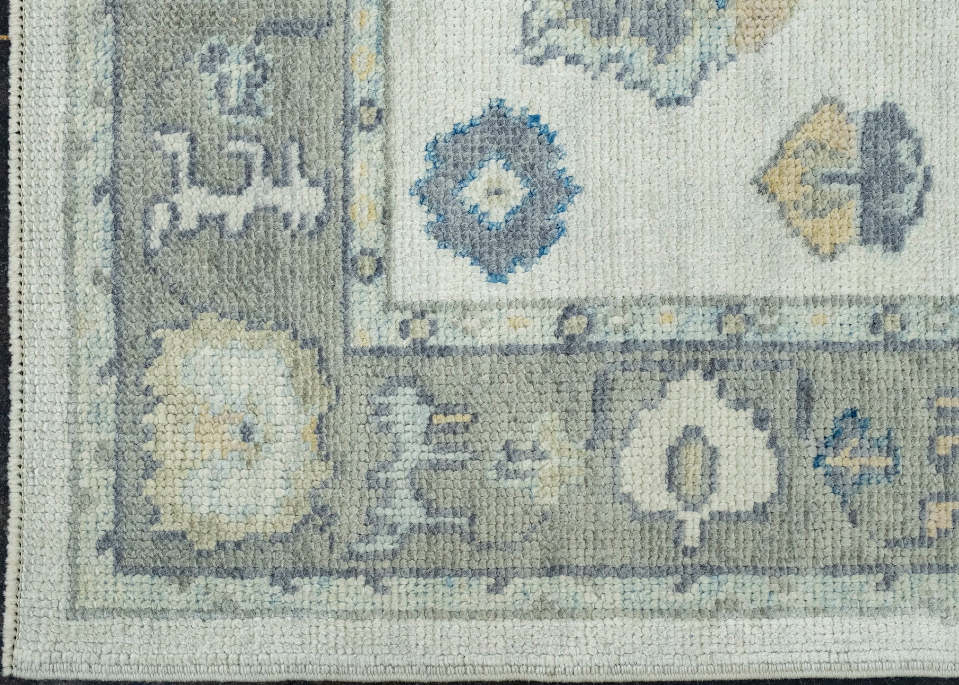Turkish Oushak Runner Rug 3' x 6'9" #17119