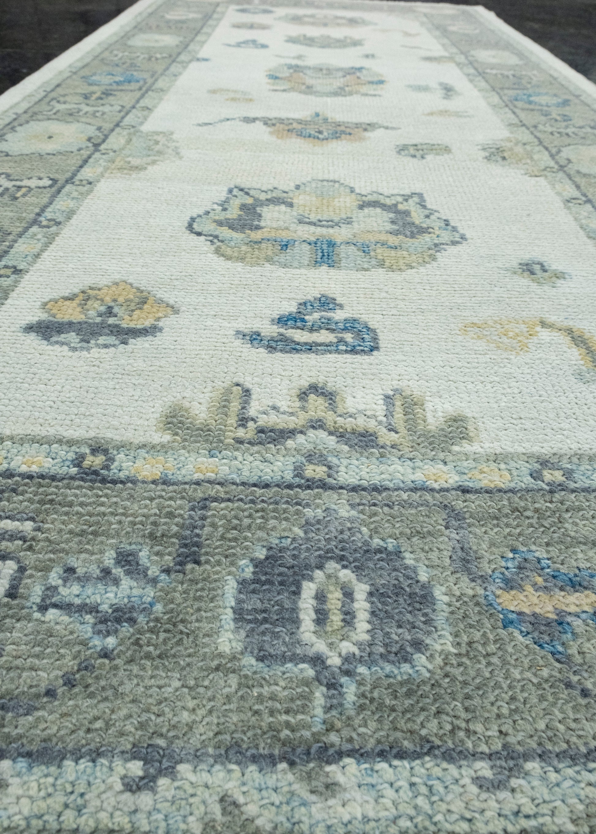 Turkish Oushak Runner Rug 3' x 6'9" #17119