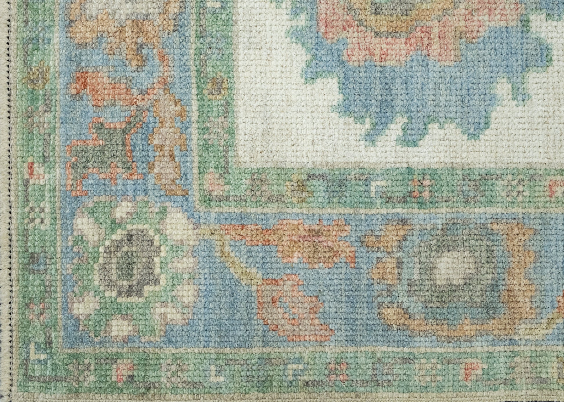 Turkish Oushak Runner Rug 2'8" x 6'6" #17520